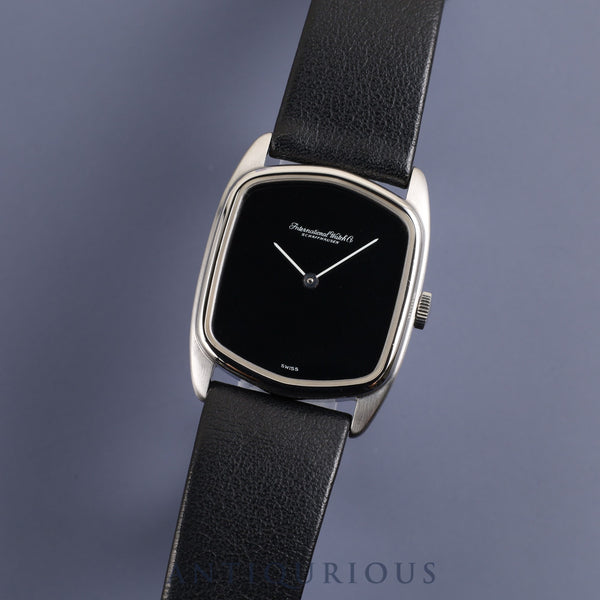 IWC ダヴィンチライン 手巻き SS 純正革ベルト 純正尾錠(SS)ブラック文字盤 オーバーホール済みアイダブリュシー