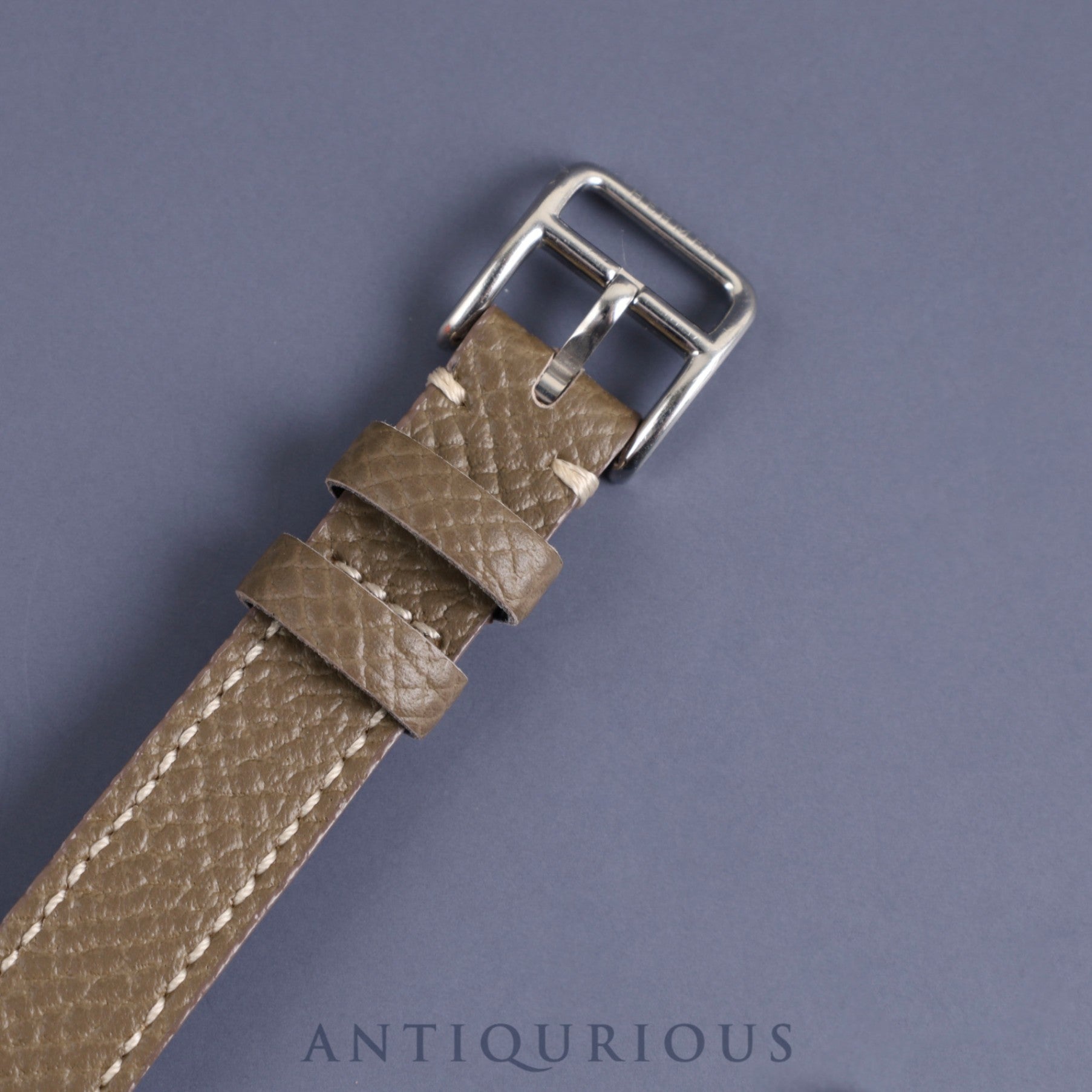 Hermes Cape Cod Dezone CC3-210 Quartz Cal.E01001 SS Leather Genuine Buckle (SS) Silver Dial Box Warranty (2014) Overhauled