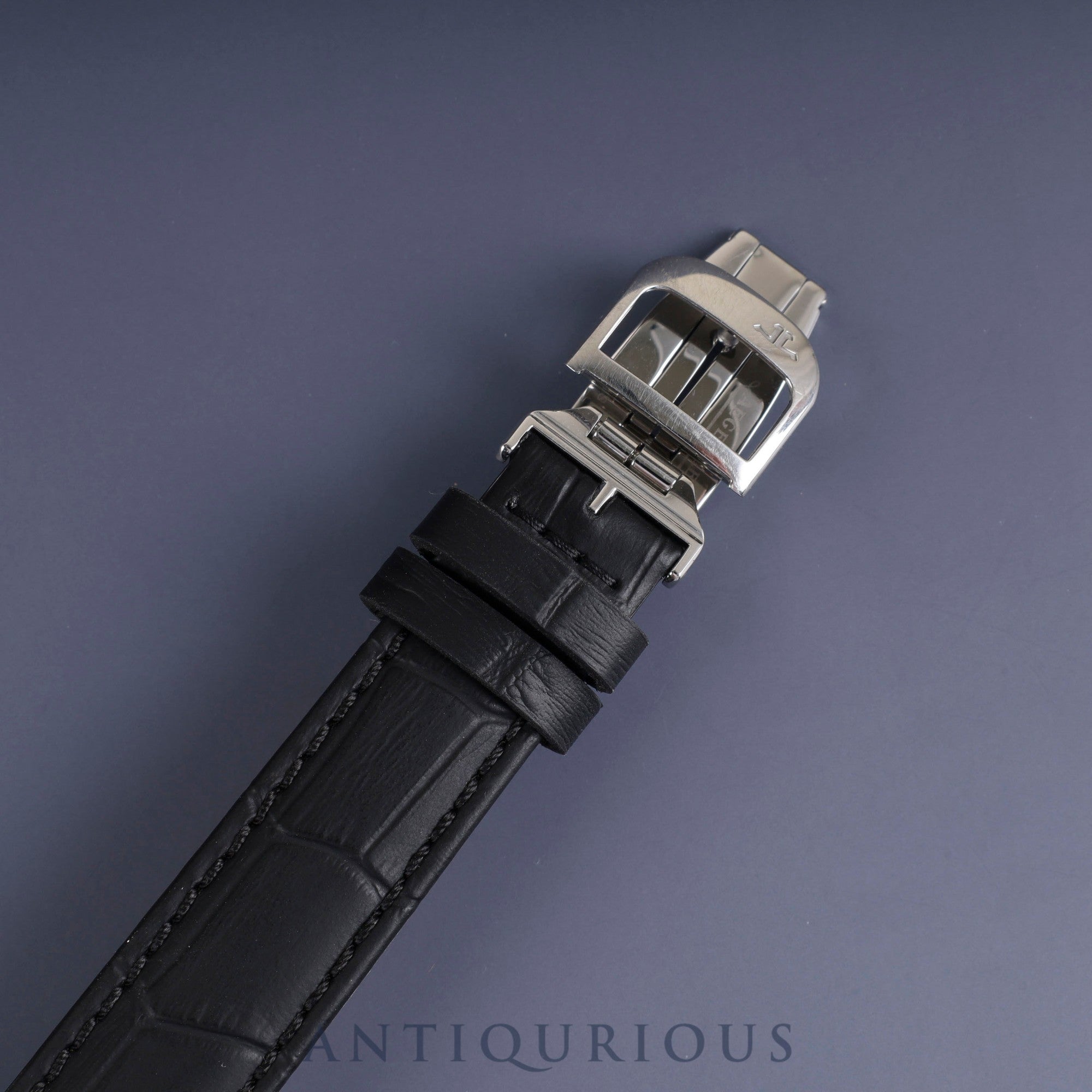 ジャガー・ルクルト レベルソ クラシック Q2508412 / 252.8.86 SS 手巻き Cal.846/1 SS 革 純正バックル(SS) シルバーアラビア文字盤(裏彫りあり)冊子 保証書(2011年) オーバーホール済み