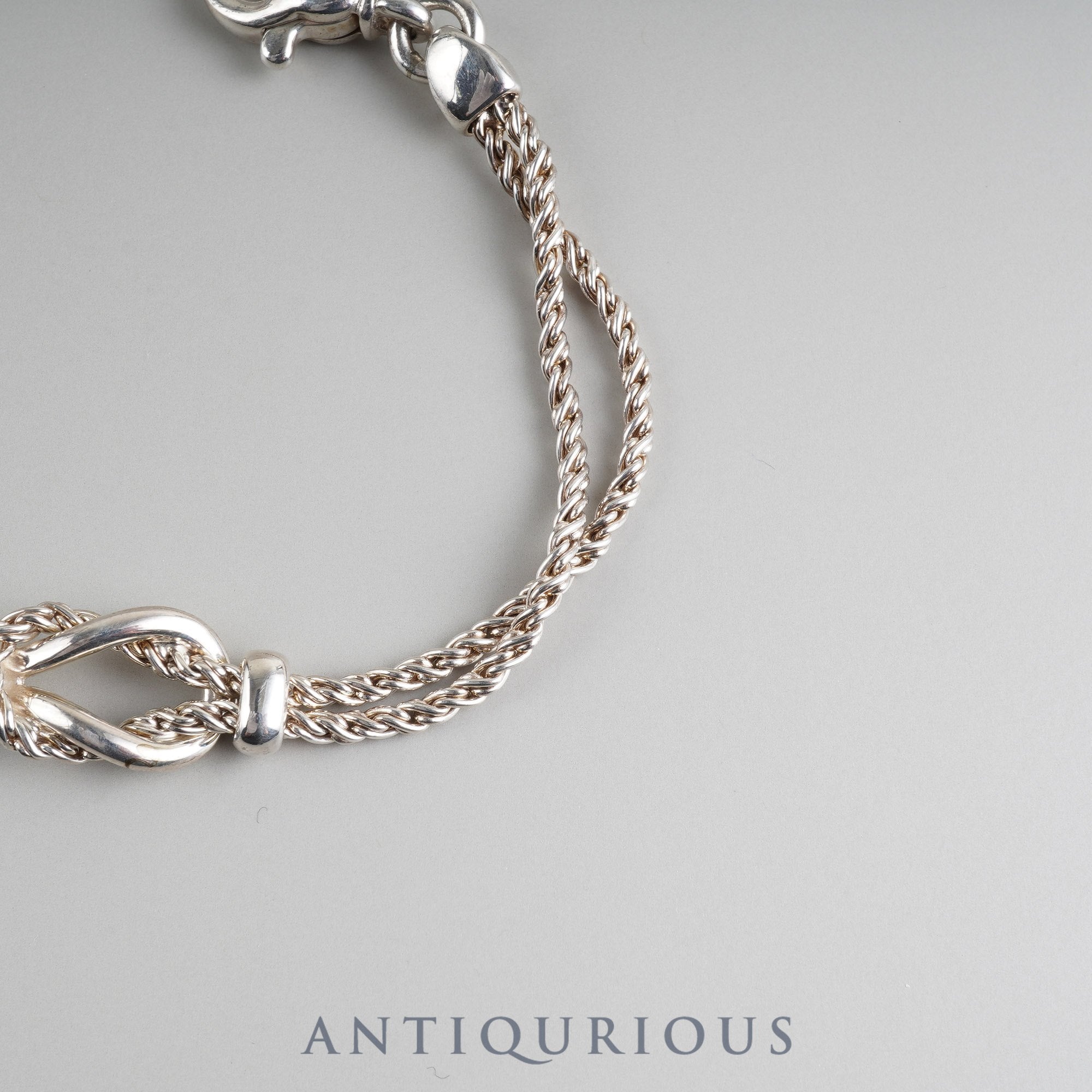 ティファニー ブレスレット ダブルロープ SV925