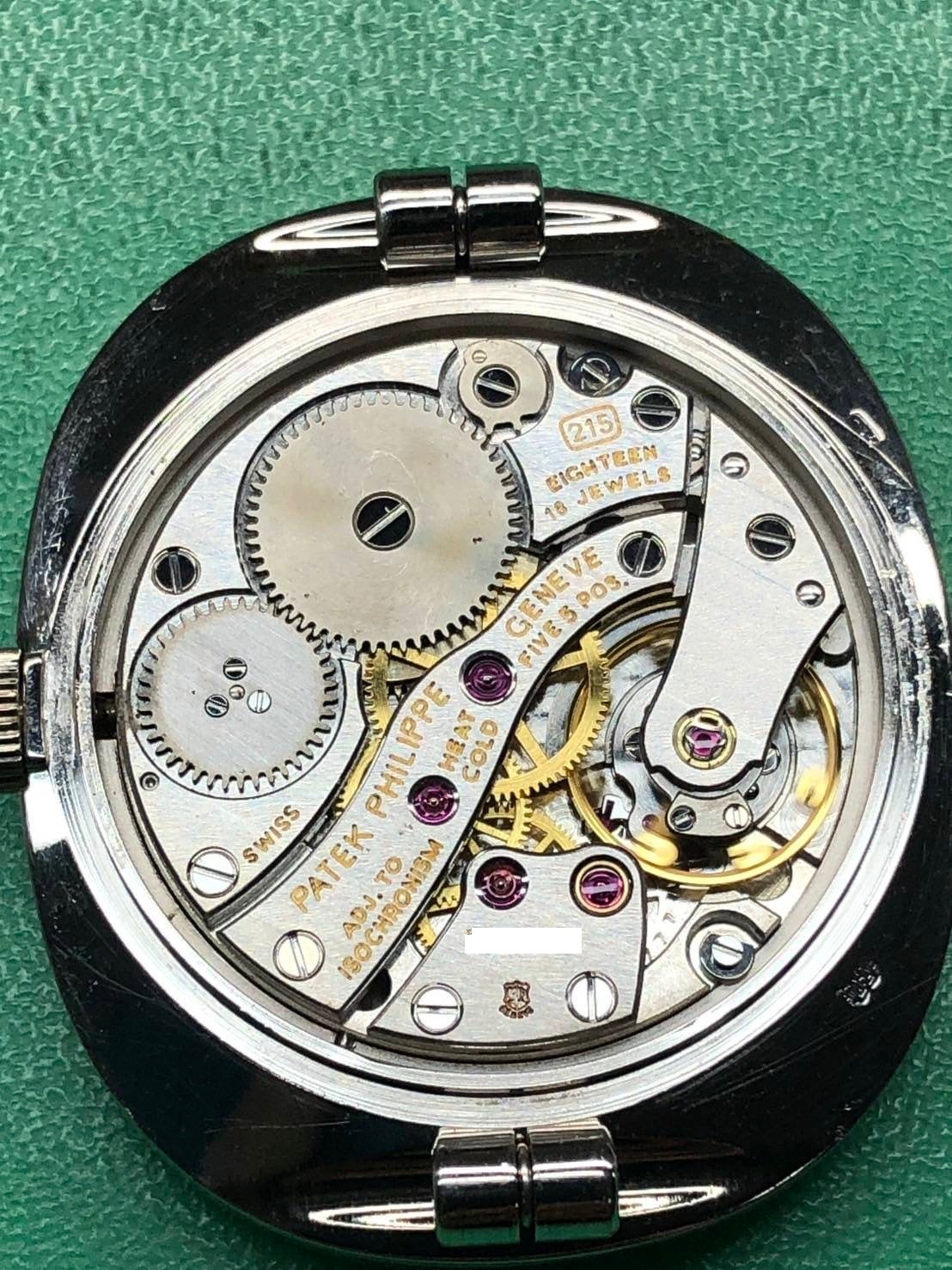 Patek Philippe Golden Ellipse 3948 Manual Winding Cal.215 WG Leather White Dial 1980s