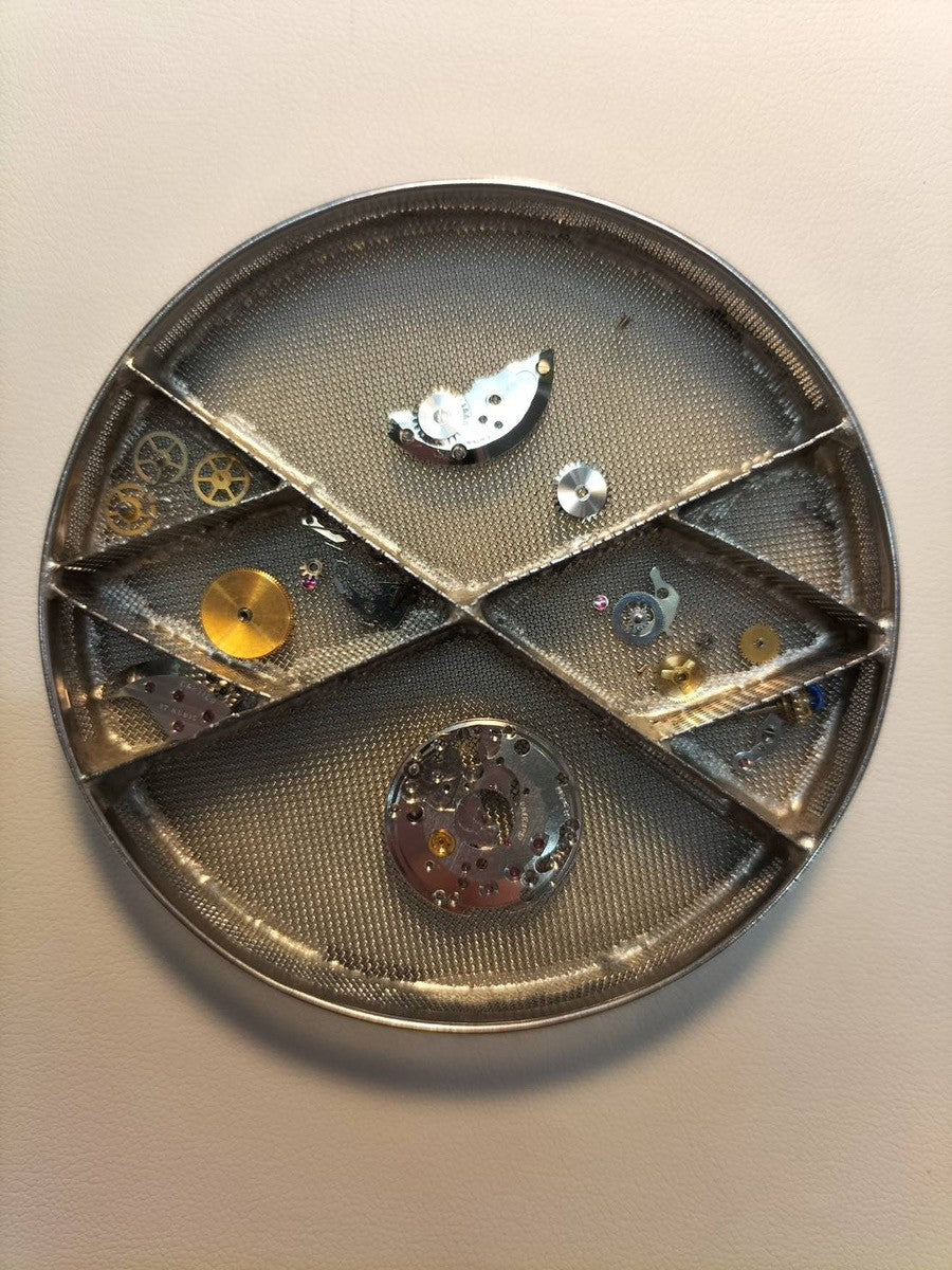 カルティエ マストタンク LM 手巻き Cal.78-1 SV925 革 純正尾錠(GP)ブラックローマン文字盤 オーバーホール済み 新品仕上げ済み