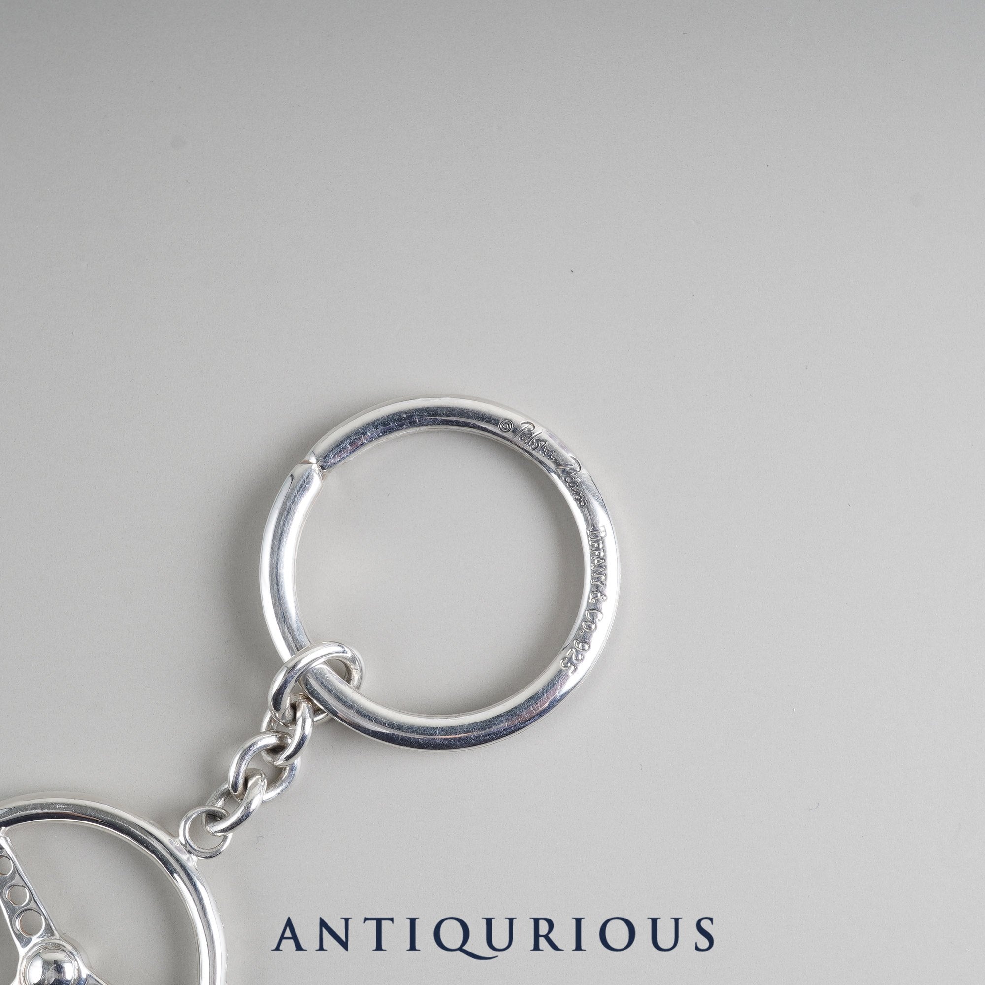 Tiffany Paloma Picasso Sterling Silver Key Ring with Box and Dust Bag