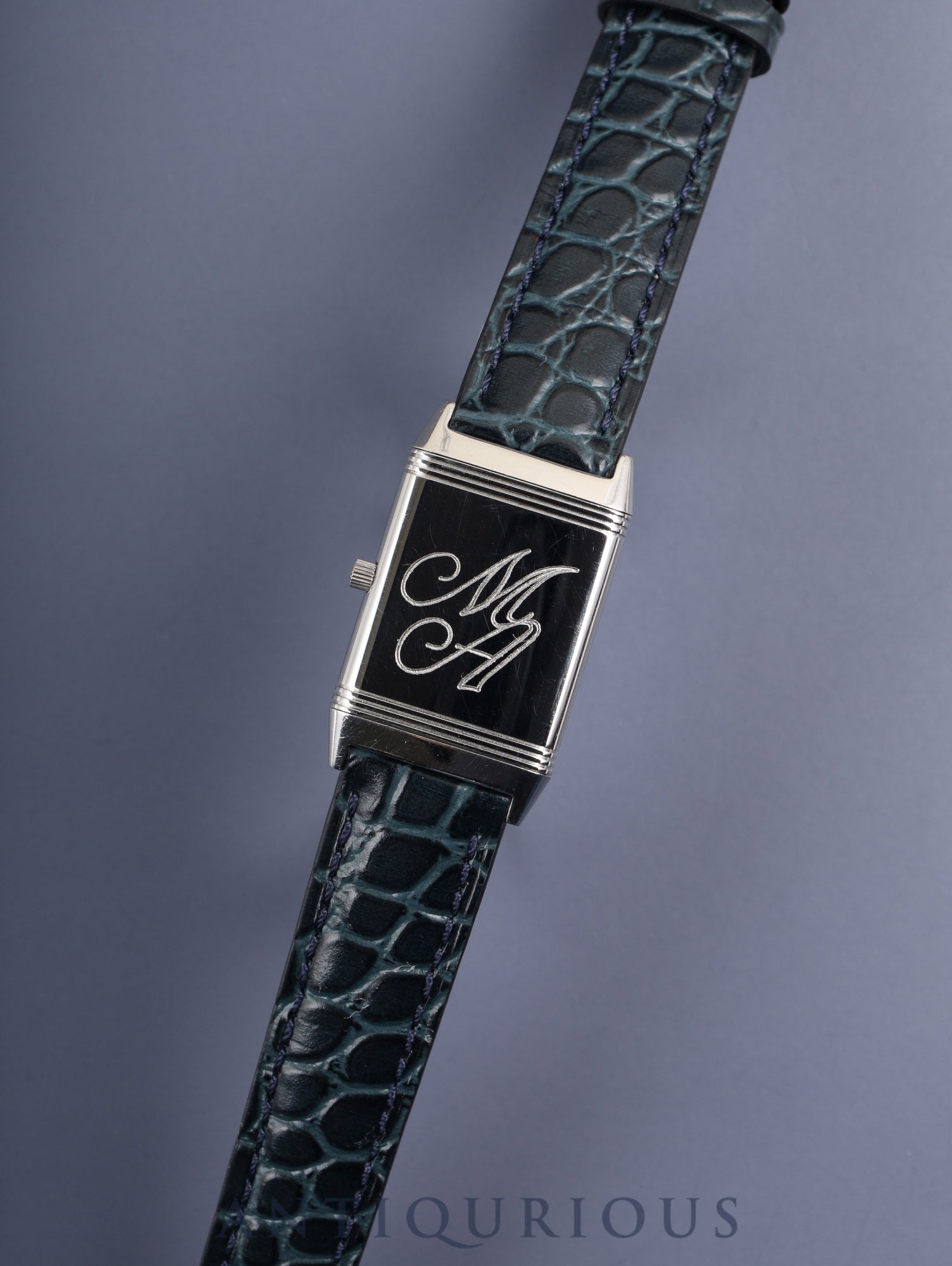 Jaeger-LeCoultre Reverso Classic 250.8.86 Manual Winding Cal.846/1 Leather Genuine Buckle (SS) Silver Arabic Dial (Case Back Engraved) Box, Case, Booklet, Warranty Card (1995) Overhauled