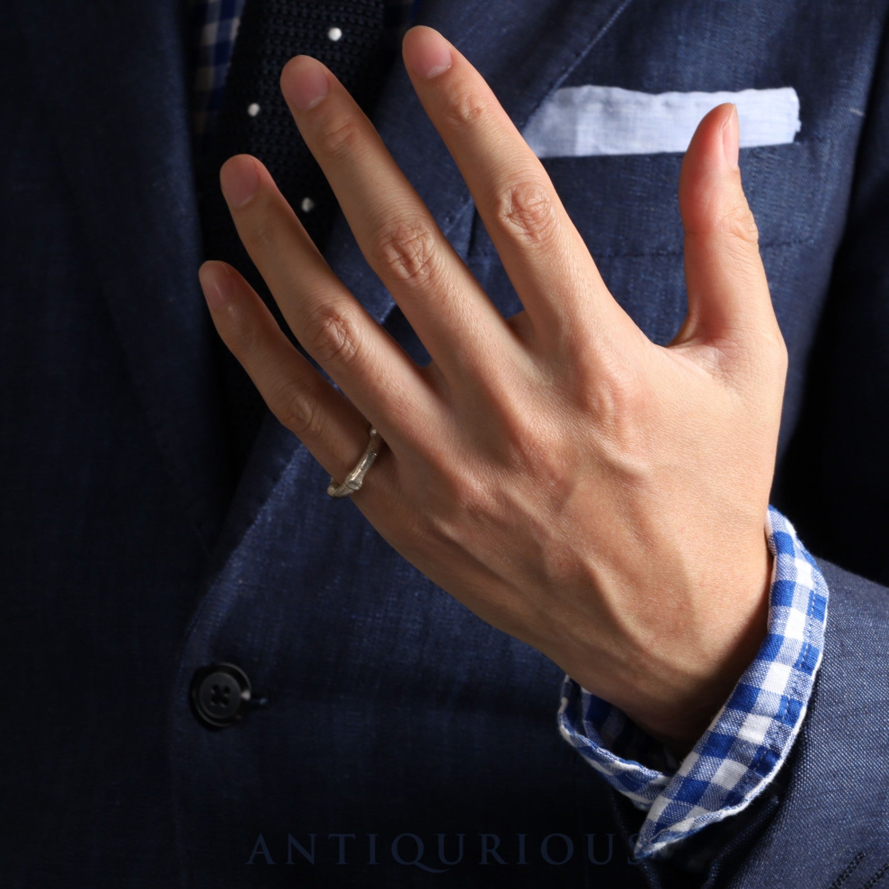 Tiffany Bamboo Ring SV925 size 9