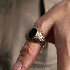 ティファニー リング カレッジ #26 750 オニキス