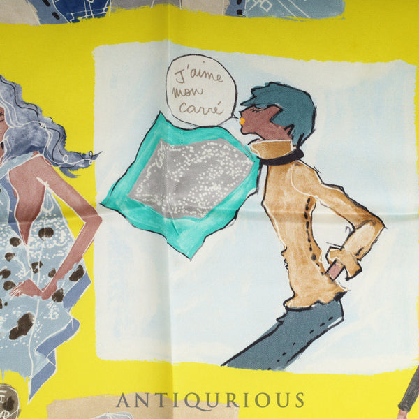 エルメス スカーフ カレ70 カレ大好き! SILK100%