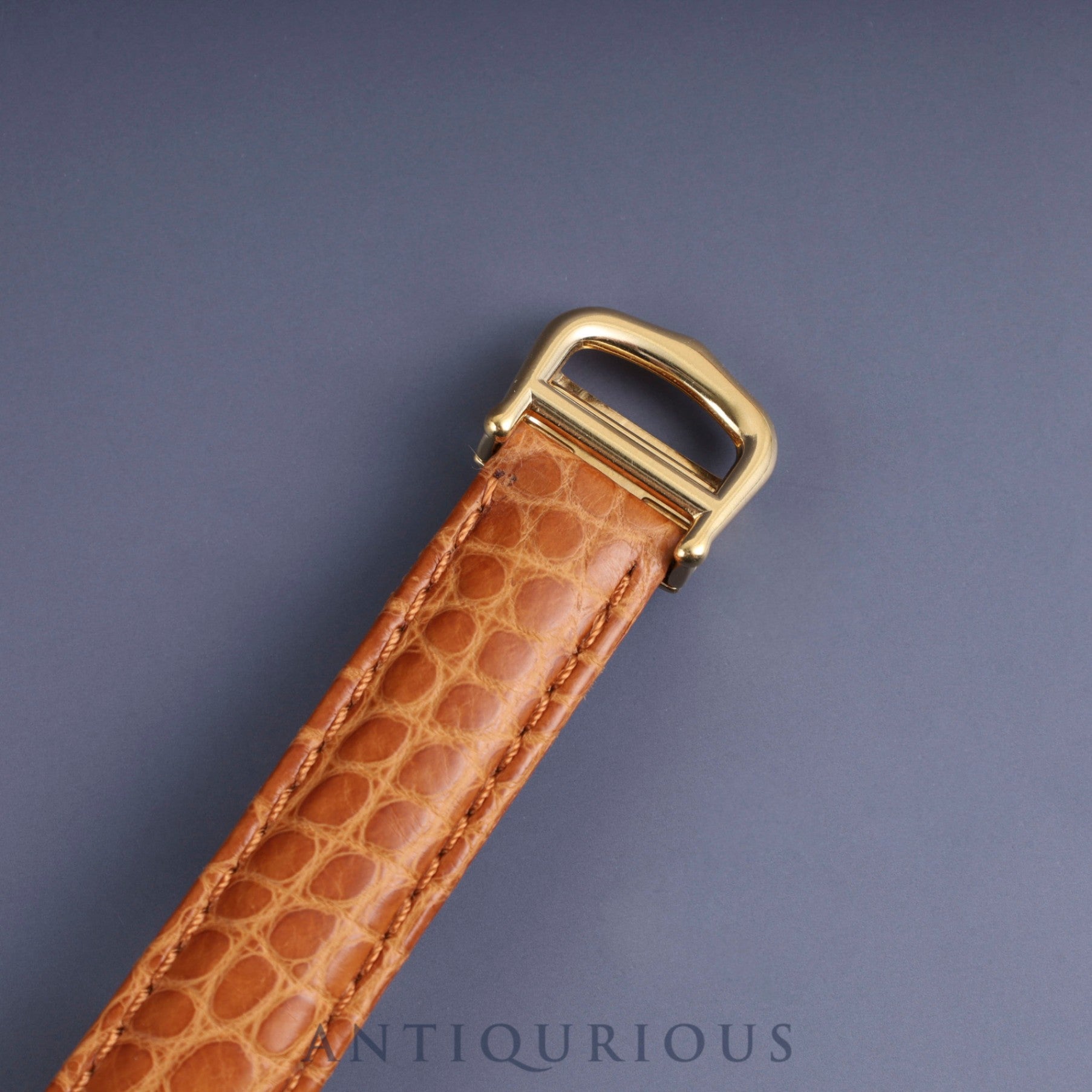 Cartier Must Vendome VLC LM W1009754 / 1861 Quartz Cal.690 SV925 Leather Genuine D Buckle (GP) Arabic CC Dial Box Warranty (1997) Overhauled