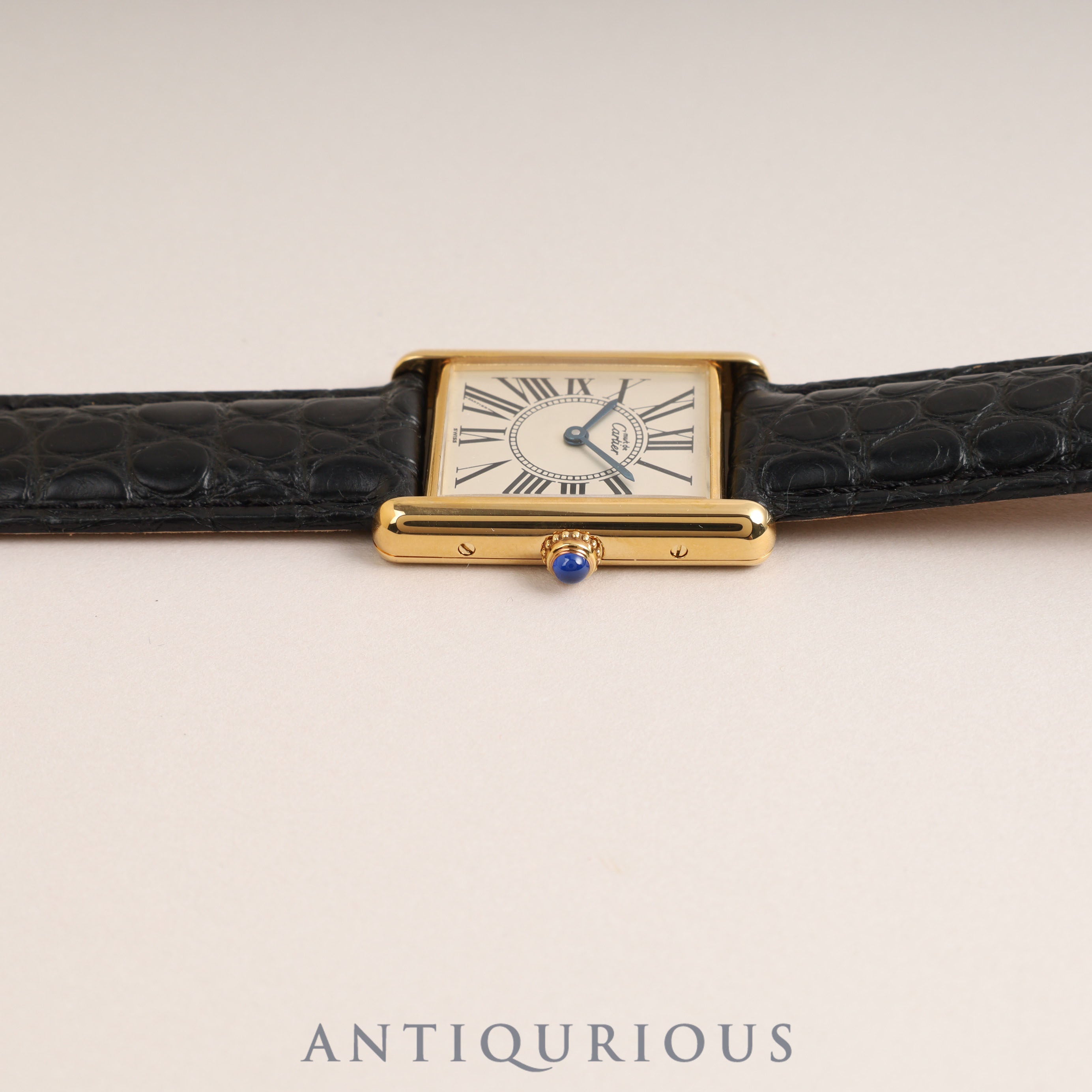 Cartier Must Tank LM QZ Opalan Dial 1615 Newly Finished