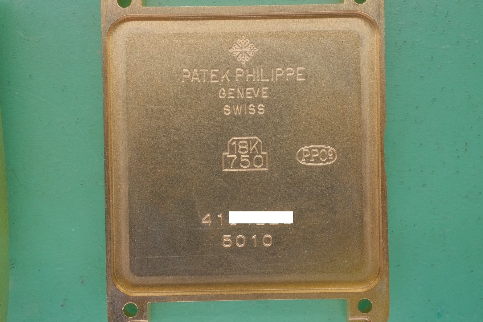Patek Philippe Gondolo 5010R-001 Manual winding Cal.215 750 Genuine leather strap Genuine buckle (750) Silver dial Box Storage bag Overhauled