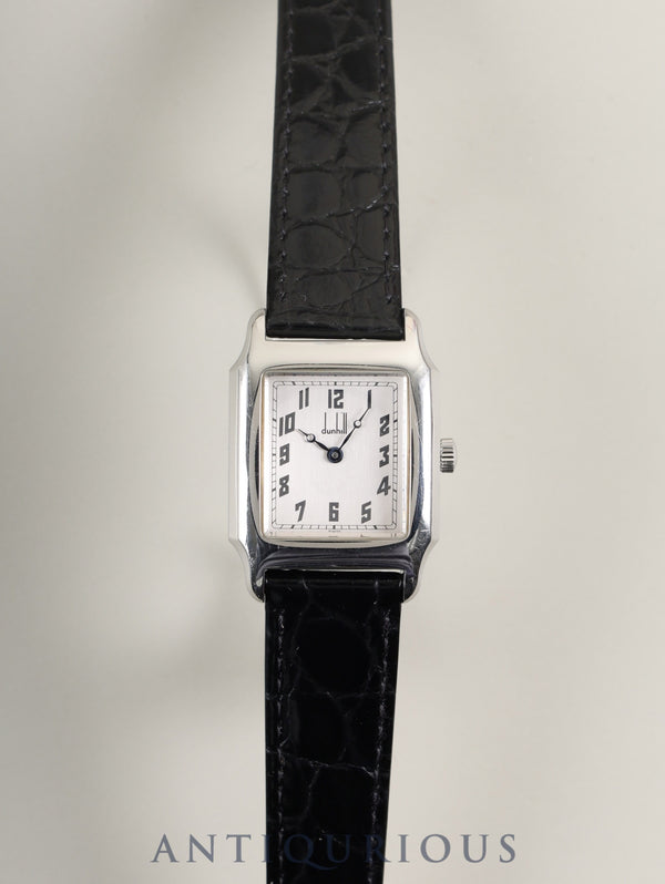 ダンヒル センテナリー 手巻き SS 革 純正尾錠(SS)シルバー文字盤 オーバーホール済み