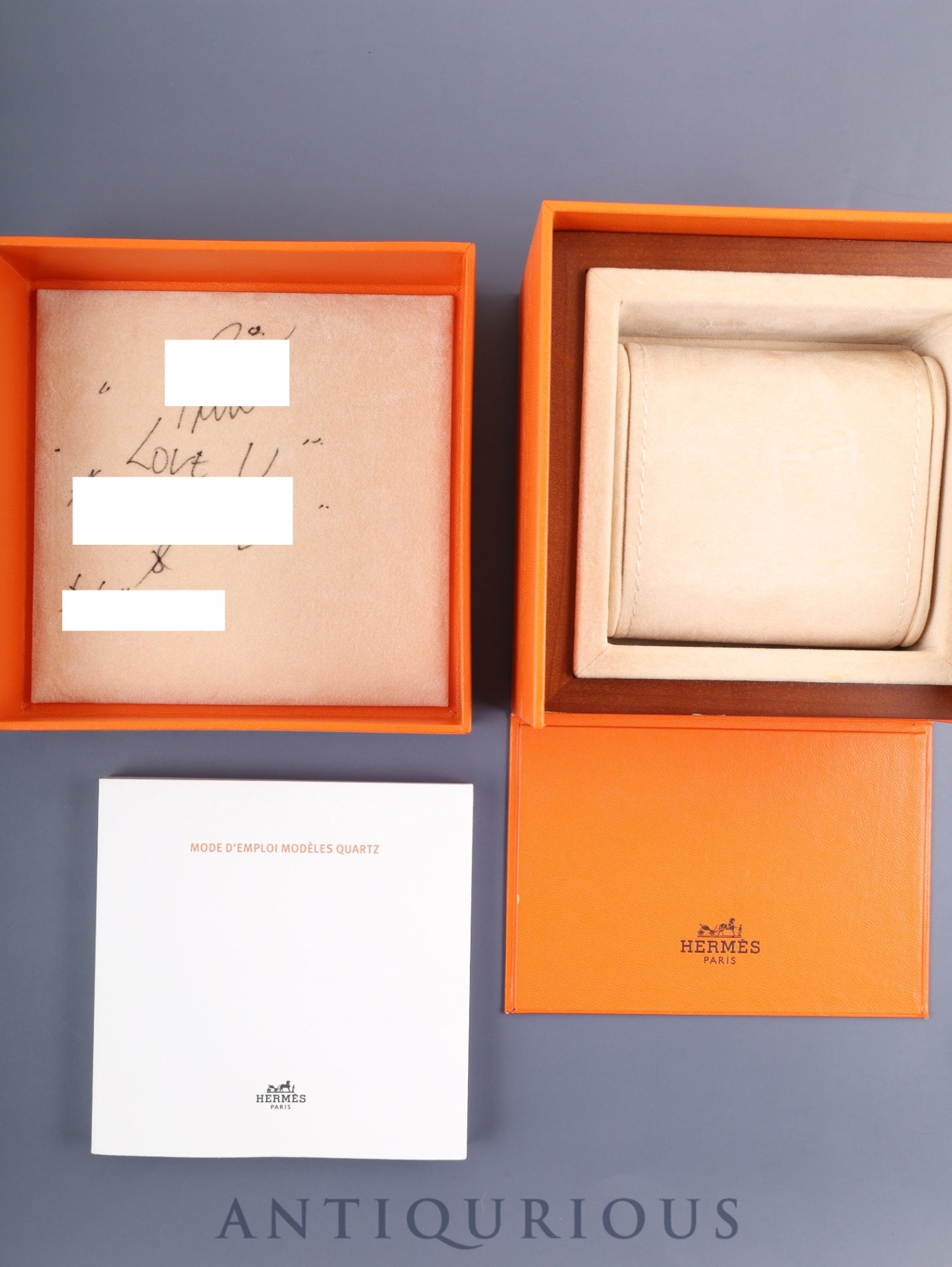 エルメス ケープコッド CC1.810 クォーツ Cal.E64111 SS 純正革ベルト 純正ピンバックル(SS)ダークブラウンアラビア文字盤 箱 冊子 オーバーホール済み