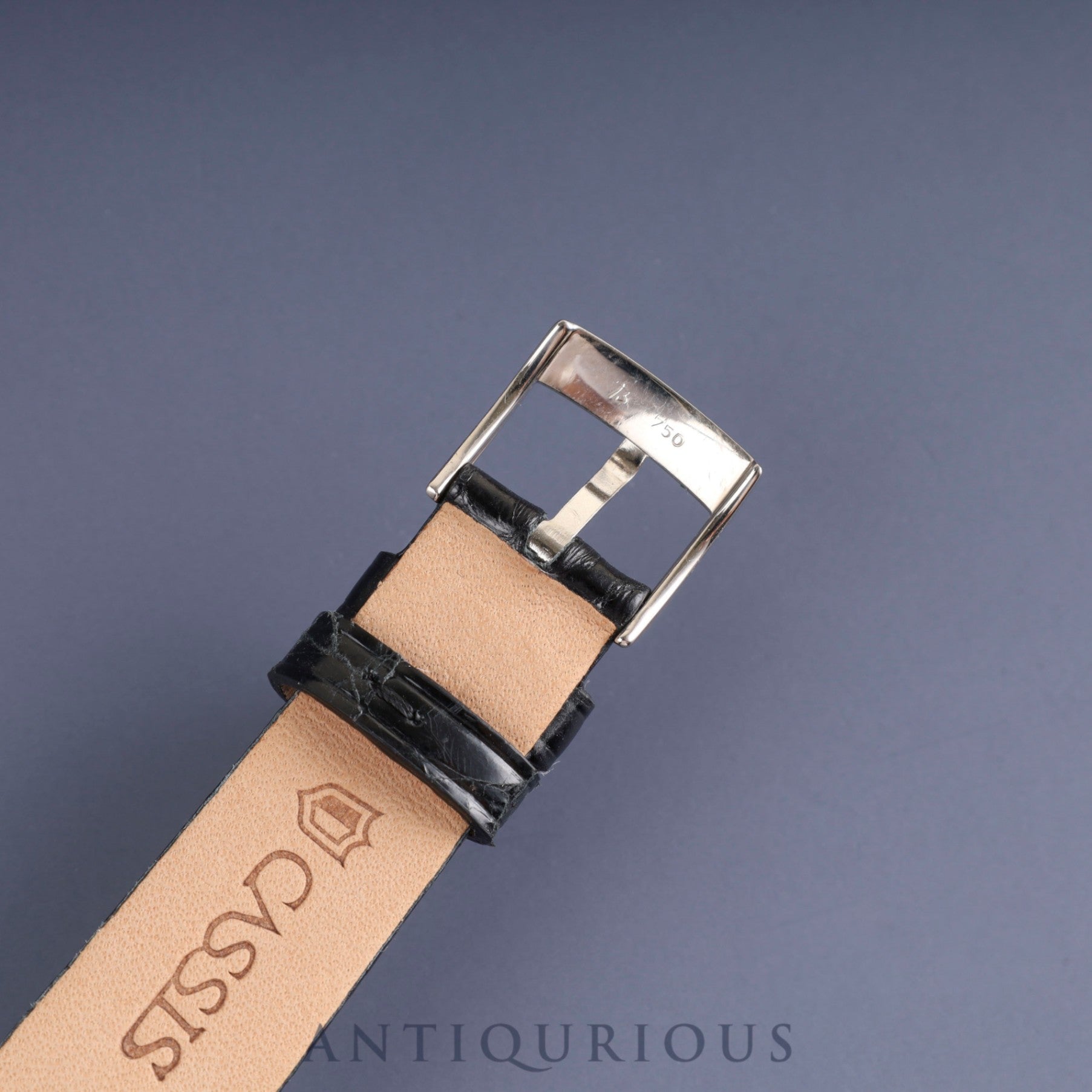 ヴァシュロン・コンスタンタン ラウンド 7243P 手巻き Cal.1003/1 750 革 純正尾錠(750)ホワイト文字盤 オーバーホール済み