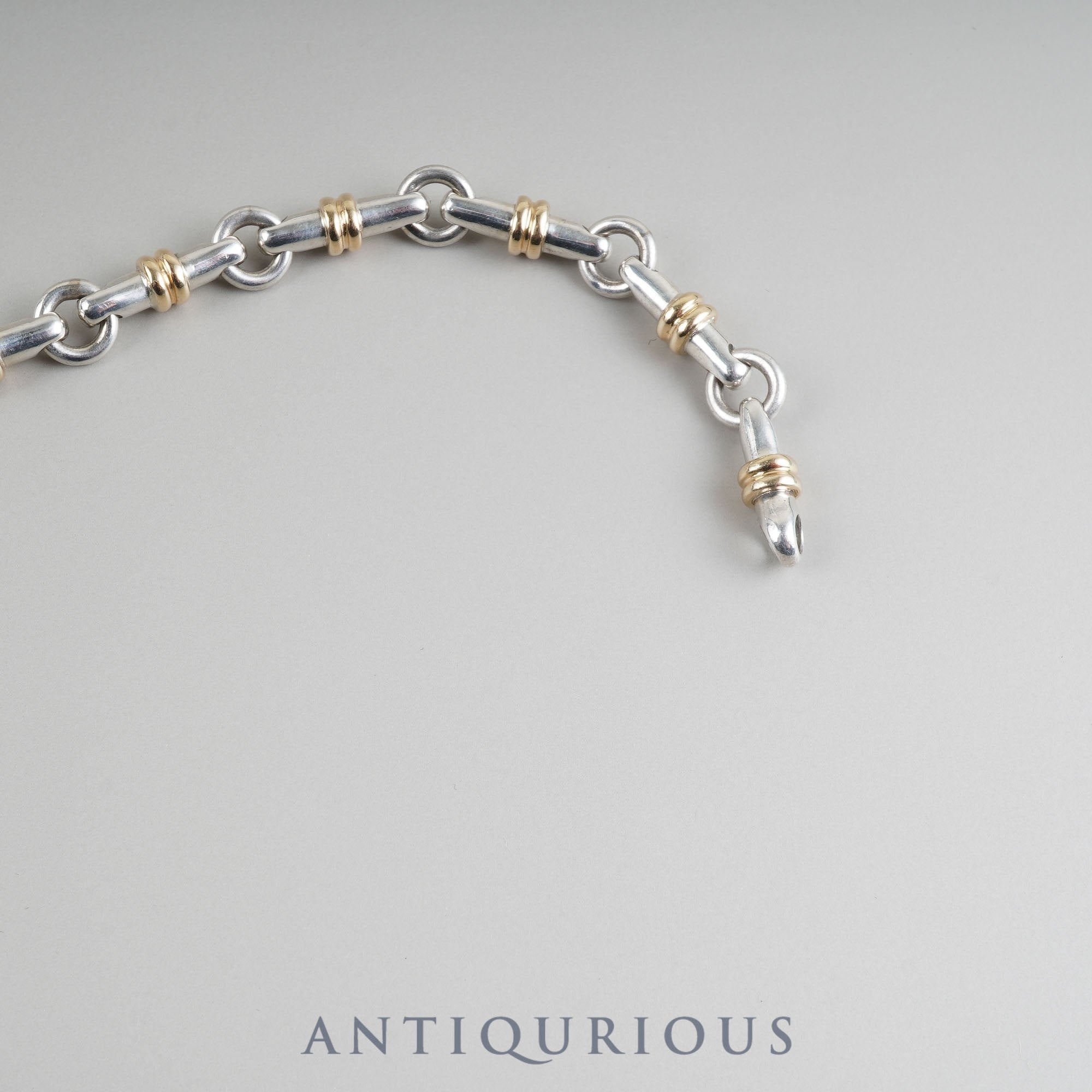 ティファニー ブレスレット ブライドルリンク サークル バー リンク SV925/750 箱 保存袋