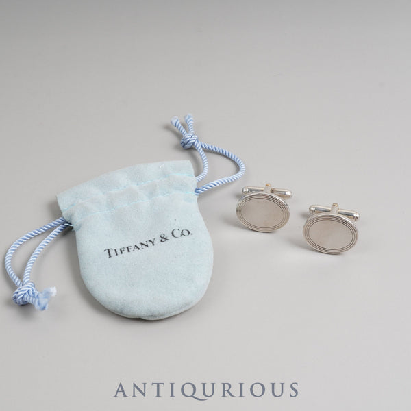 ティファニー カフリンクス オーバル SV925 袋