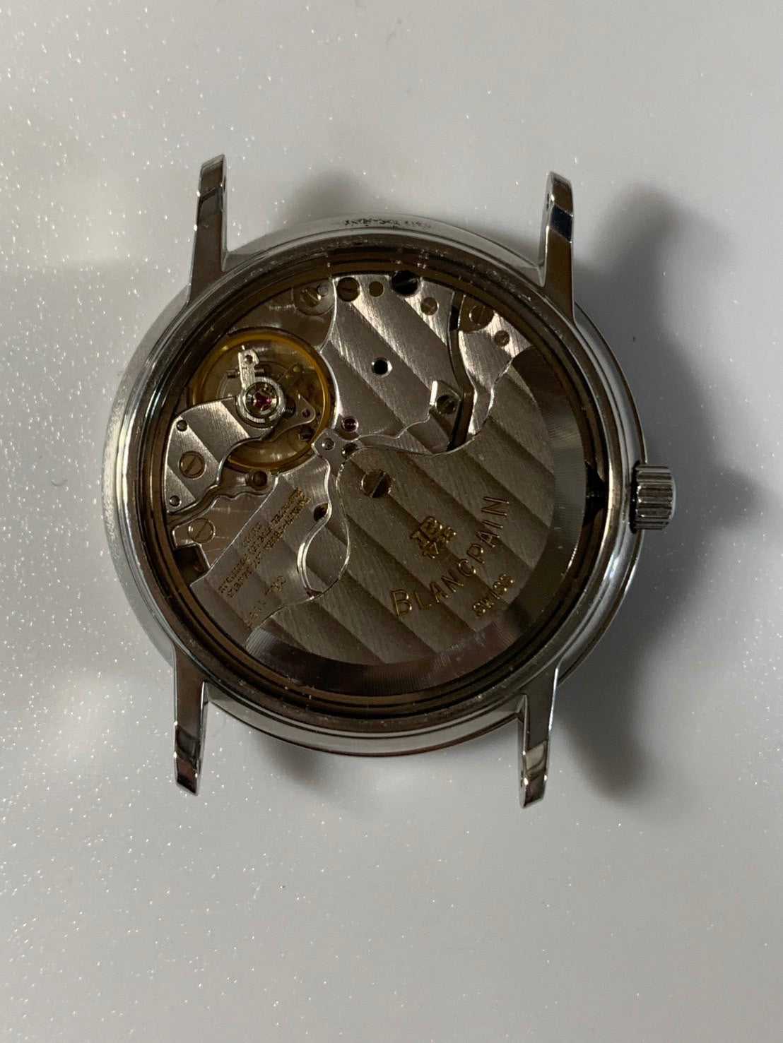 ブランパン ヴィルレ ウルトラスリム 自動巻き Cal.1195 SS 純正革ベルト 純正ピンバックル(SS)ホワイトローマン文字盤 オーバーホール済み
