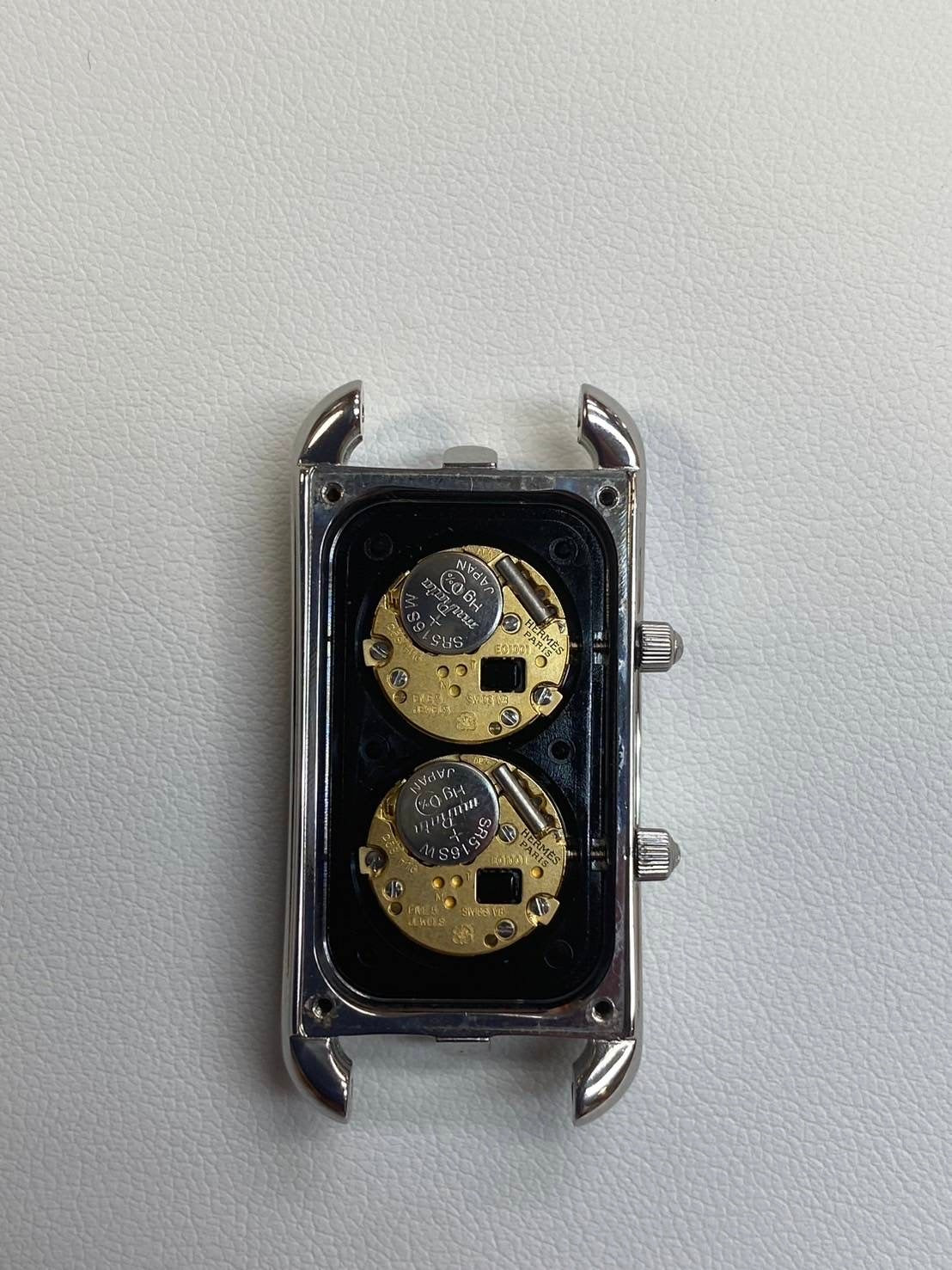 エルメス ケープコッド  ドゥゾーン CC3-210 クォーツ Cal.ETA E01001 SS 革 純正革ベルト 純正尾錠(SS)シルバー文字盤 2004年 オーバーホール済み