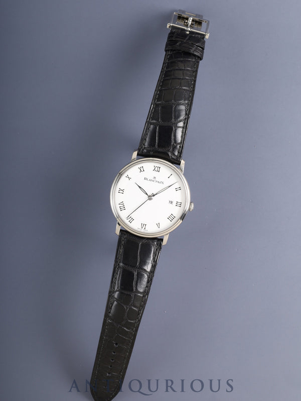 Blancpain Villeret Ultra-Slim 6651-1127-55B Automatic Cal.1151 SS Original leather strap Original buckle (METAL) White dial Box Warranty card (undated) Overhauled