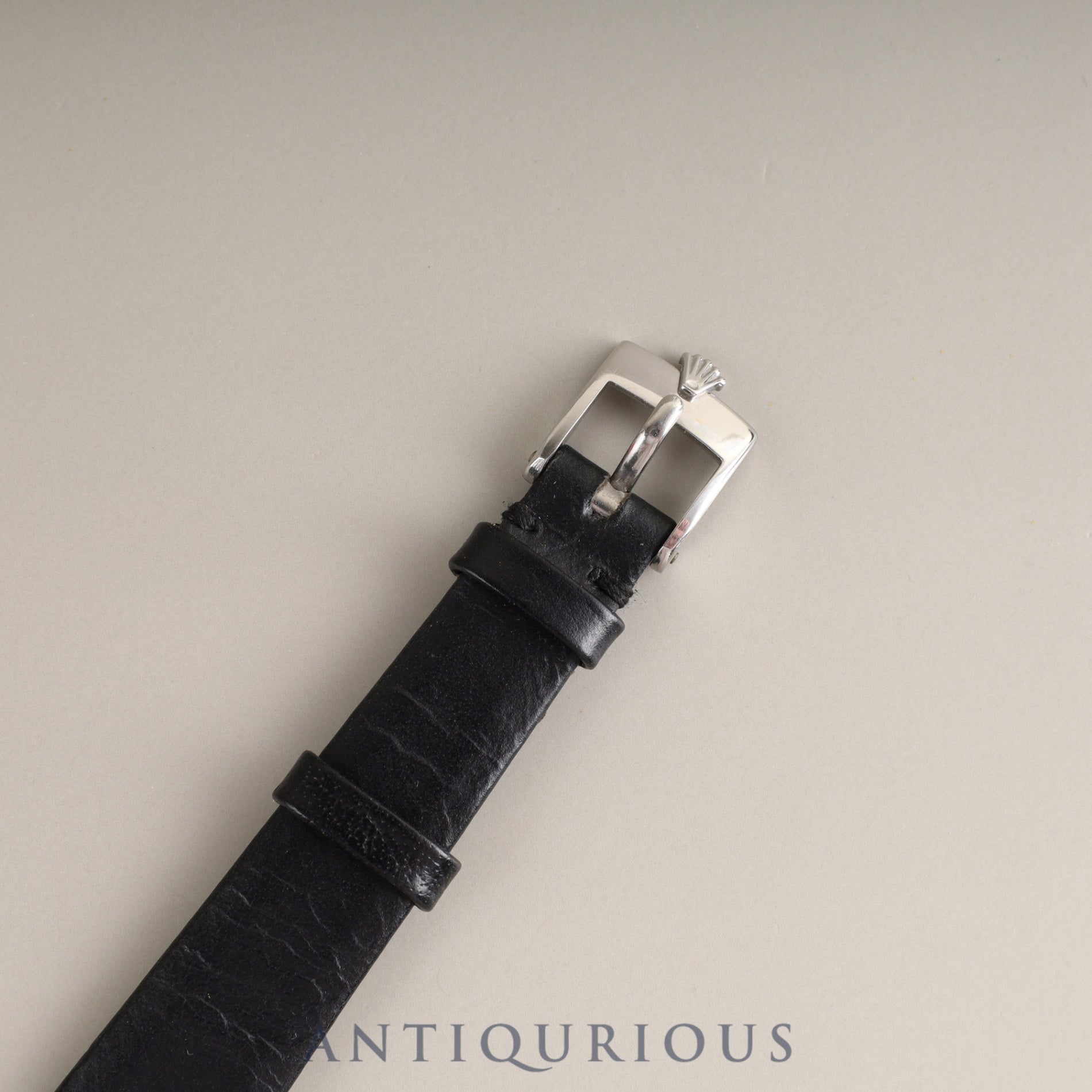 ロレックス チェリーニ 3800 手巻き Cal.1600 750 純正革ベルト 純正尾錠(SS) シルバー文字盤 箱 保証書(1971年) タグ オーバーホール済み