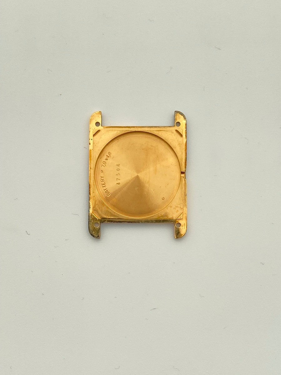 カルティエ マストタンク LM 590005 クォーツ Cal.690 SV925 革 純正尾錠(GP)フロントトリニティ文字盤(SWISS表記) 箱 冊子 保証書 オーバーホール済み