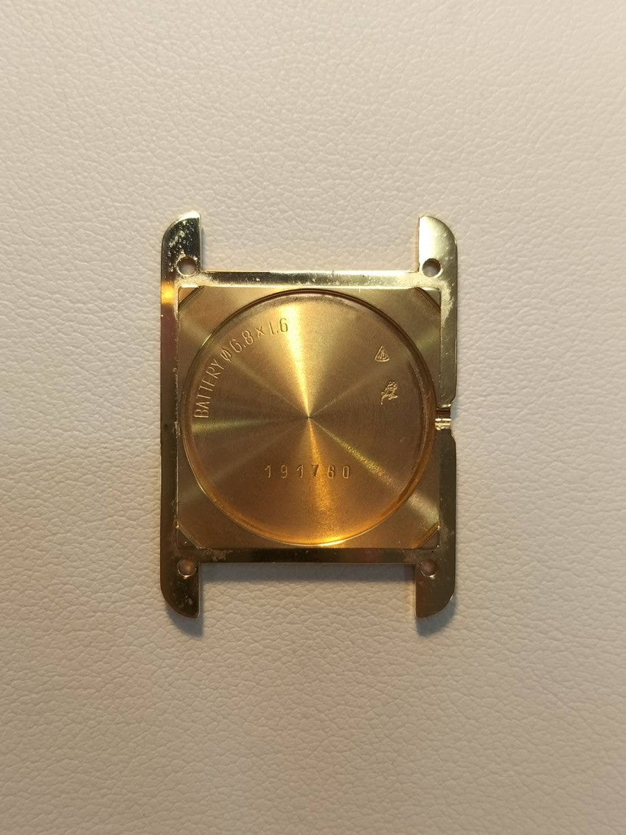 カルティエ マストタンク SM 1613 クォーツ Cal.957.06 SV925 革 純正Dバックル(GP) サイドトリニティ文字盤 1996年頃〜1998年頃 オーバーホール済み