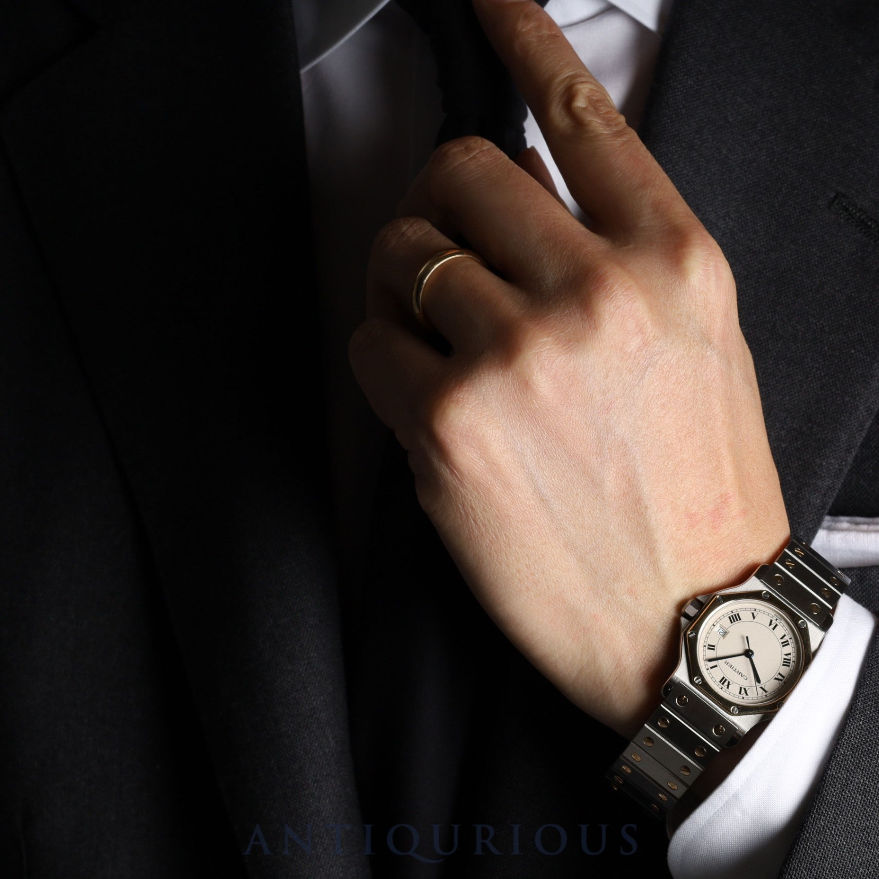 Cartier Santos Octagon LM W2001583 Completely serviced