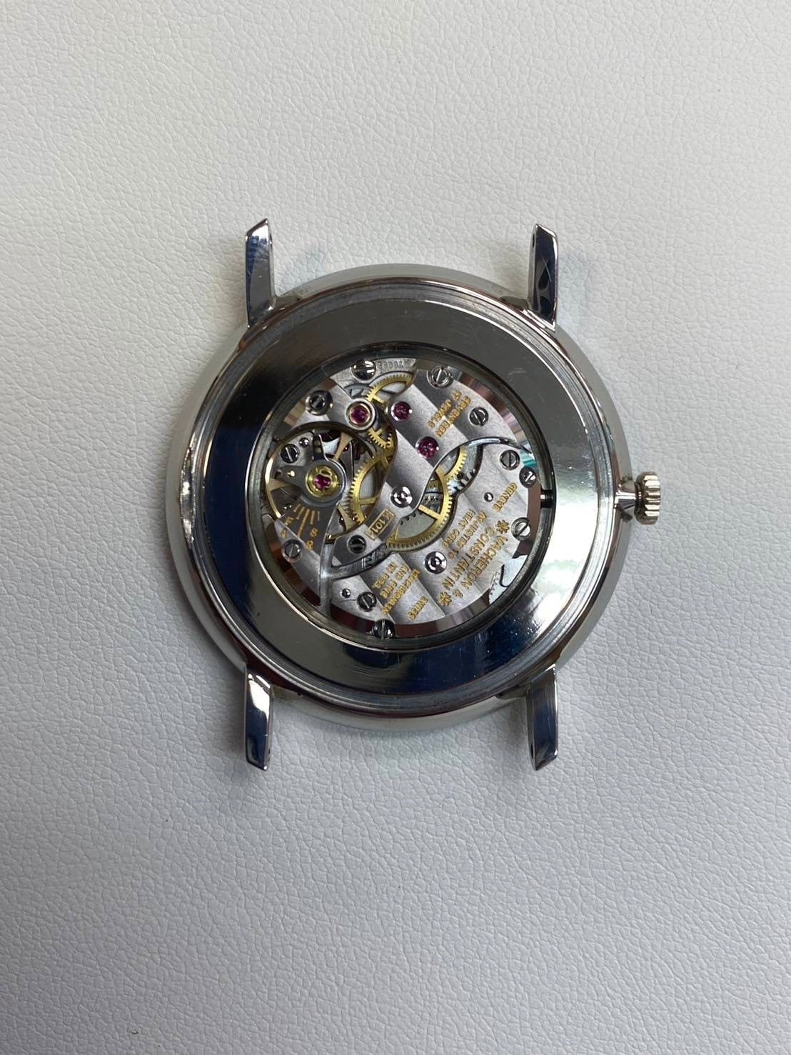 Vacheron Constantin Round 34010 Manual winding Cal.K1014 SS Genuine leather strap Genuine buckle (SS) Silver dial 35.0mm 1970s Overhauled