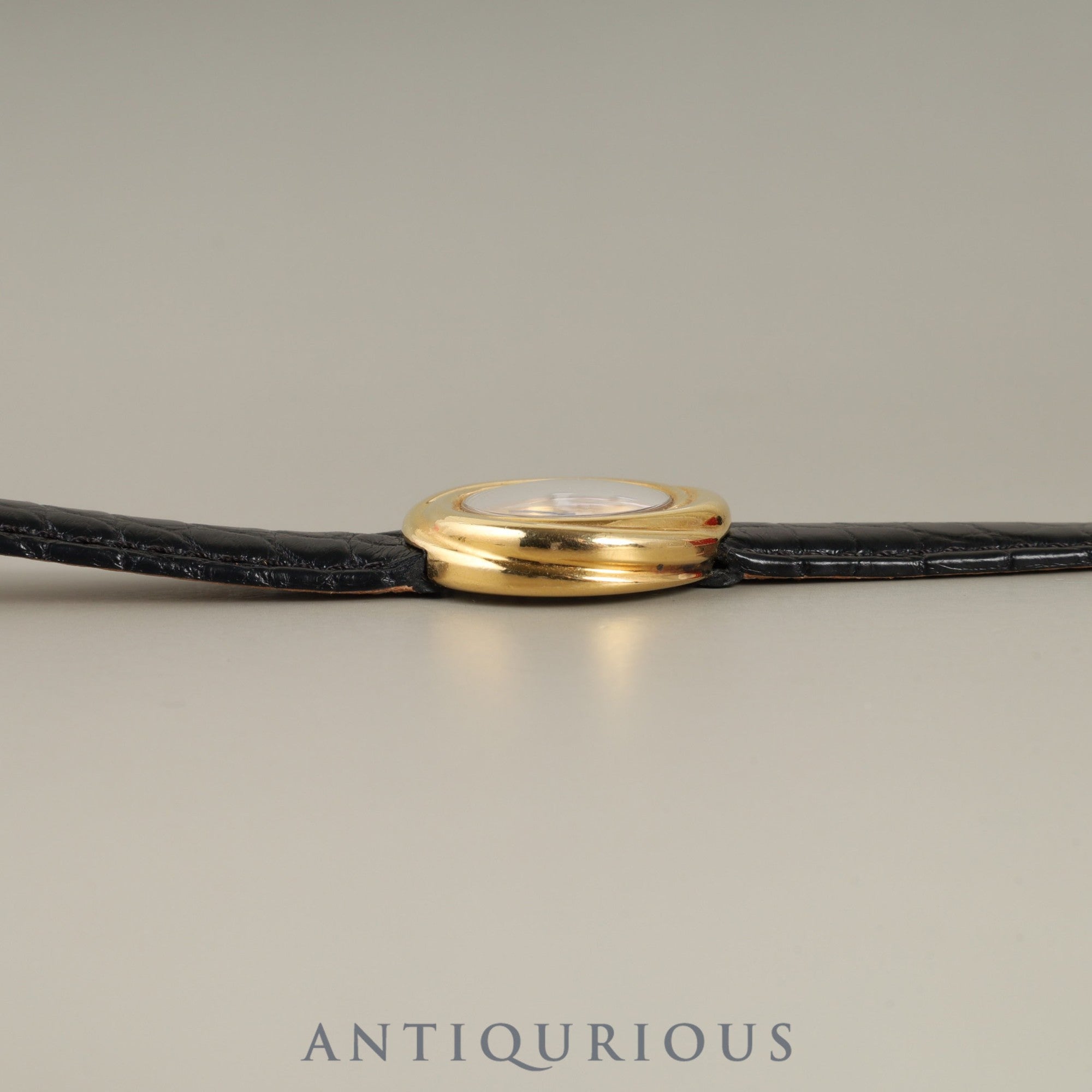 カルティエ マストトリニティ W1010844/2735 クォーツ Cal.157.06 SV925 革 純正Dバックル(GP) ホワイト文字盤 箱 オーバーホール済み