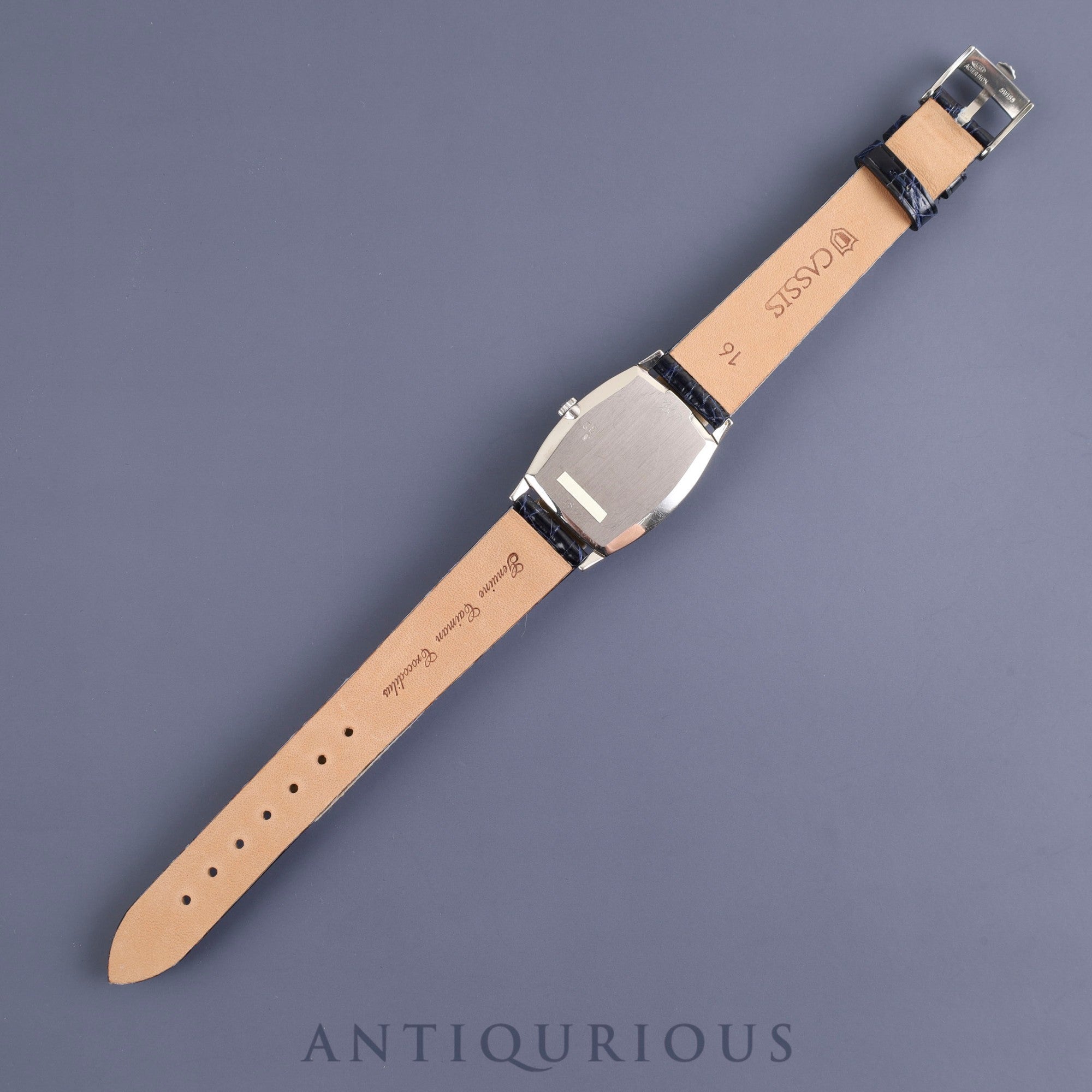 Rolex Cellini 3807 Manual winding Cal.1601 750 Leather Genuine buckle (SS) Blue gradient dial No. 69 (1980) Overhauled