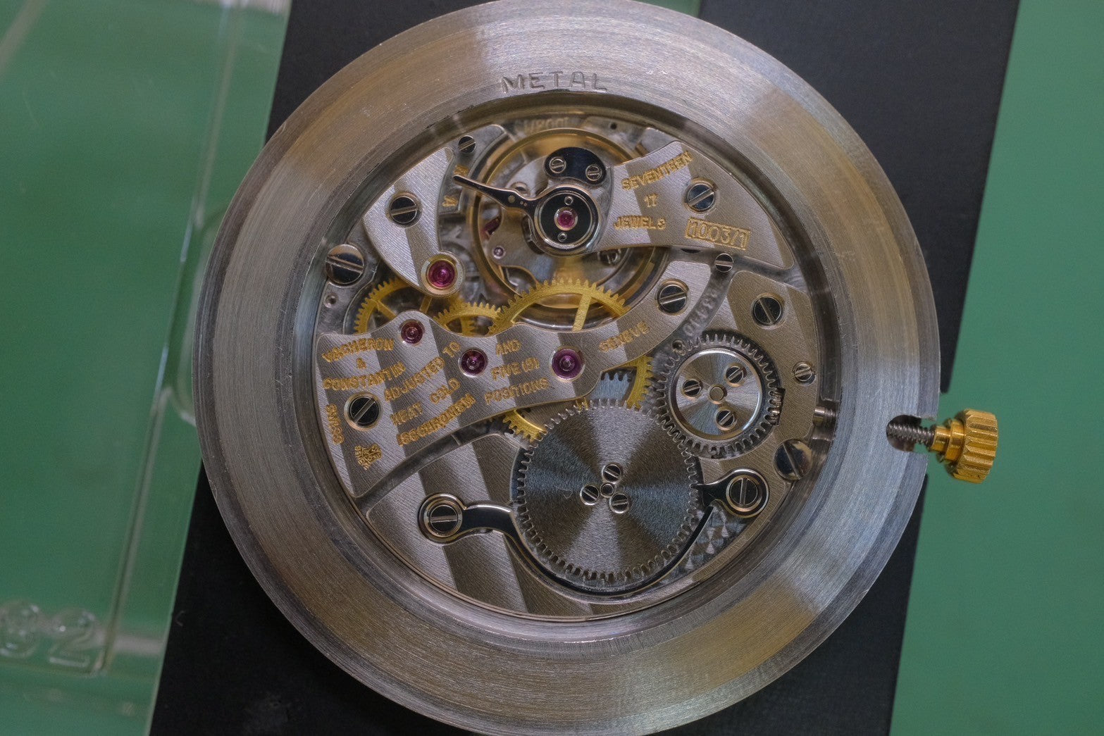 ヴァシュロン・コンスタンタン パトリモニー 33060 手巻き Cal.1003/1 750 革 純正尾錠(750)アイボリー文字盤 ケース裏彫りあり オーバーホール済み