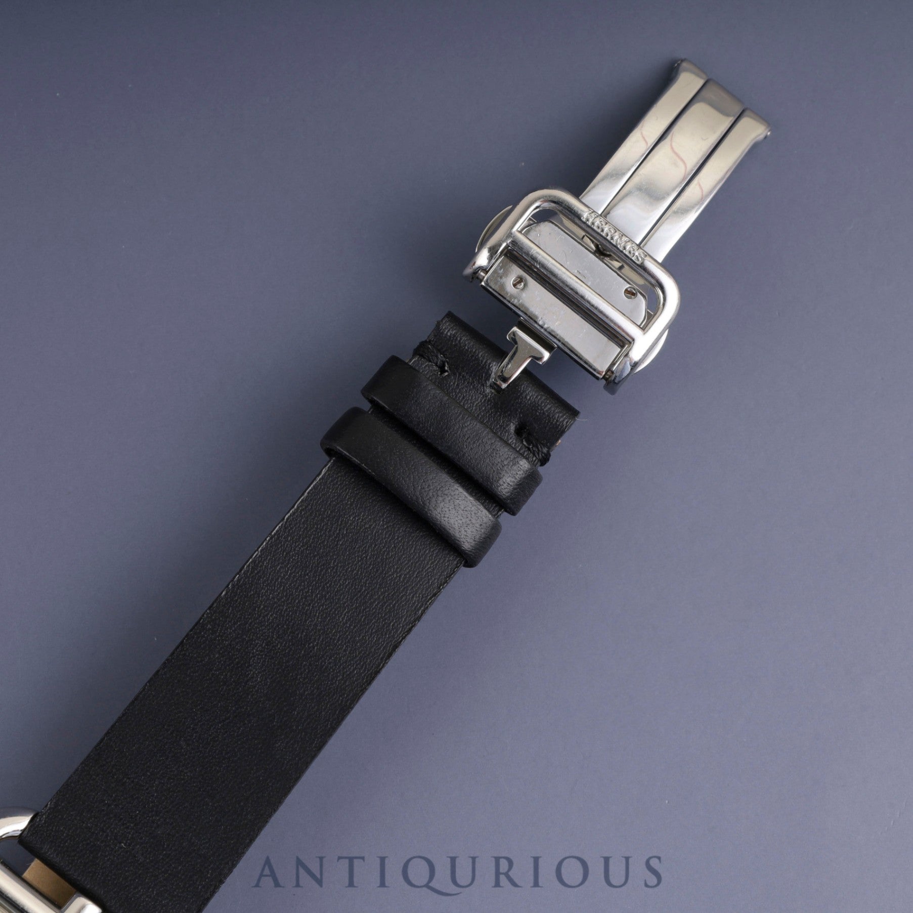 Hermès Cape Cod CC1.710 Automatic Watch, Stainless Steel, Leather, Genuine Buckle (Stainless Steel), Silver Dial, Overhauled