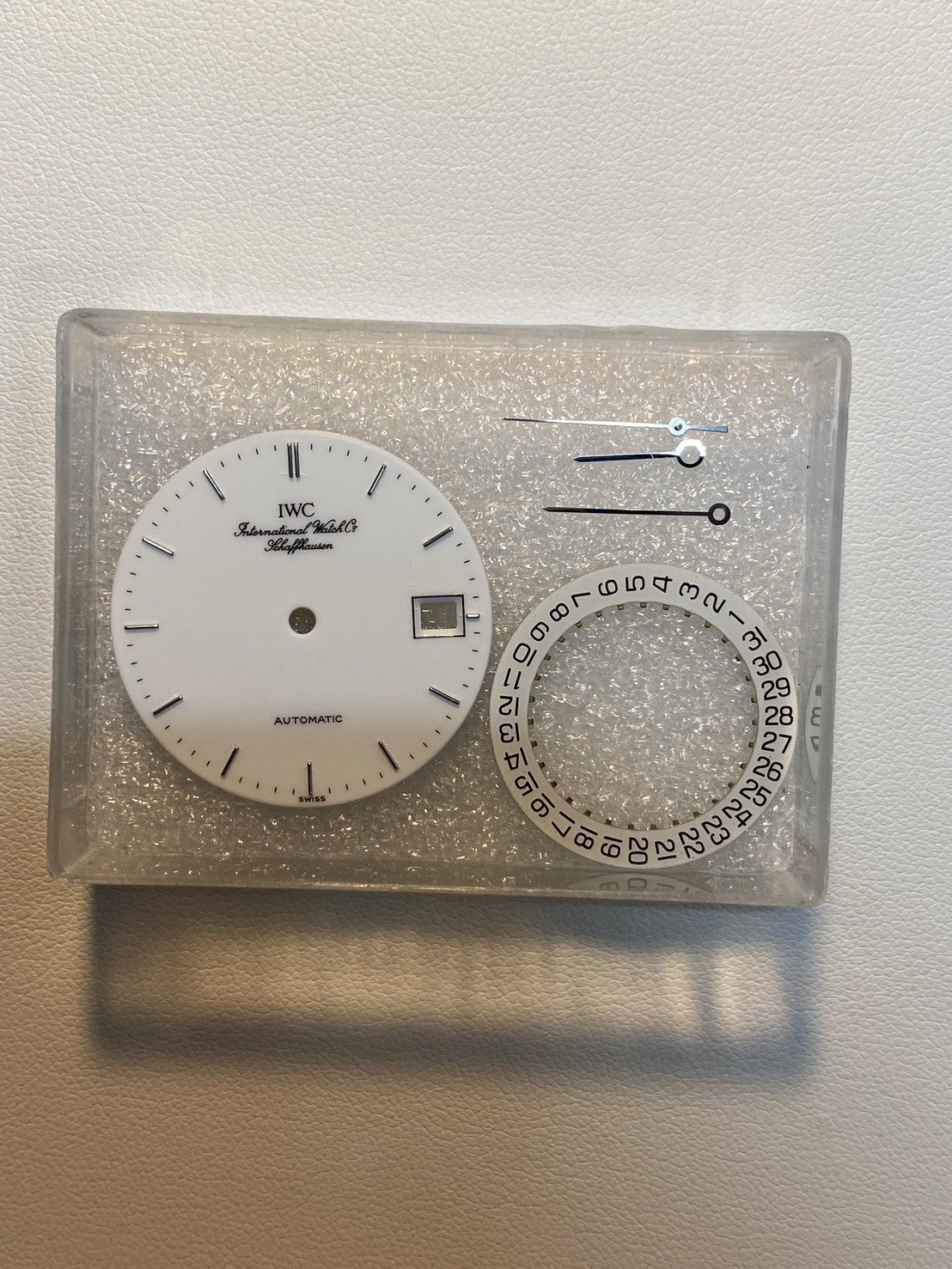 IWC Portofino 3513 Automatic Cal.37521 SS Leather Genuine Buckle (SS) White Dial Overhauled IWC