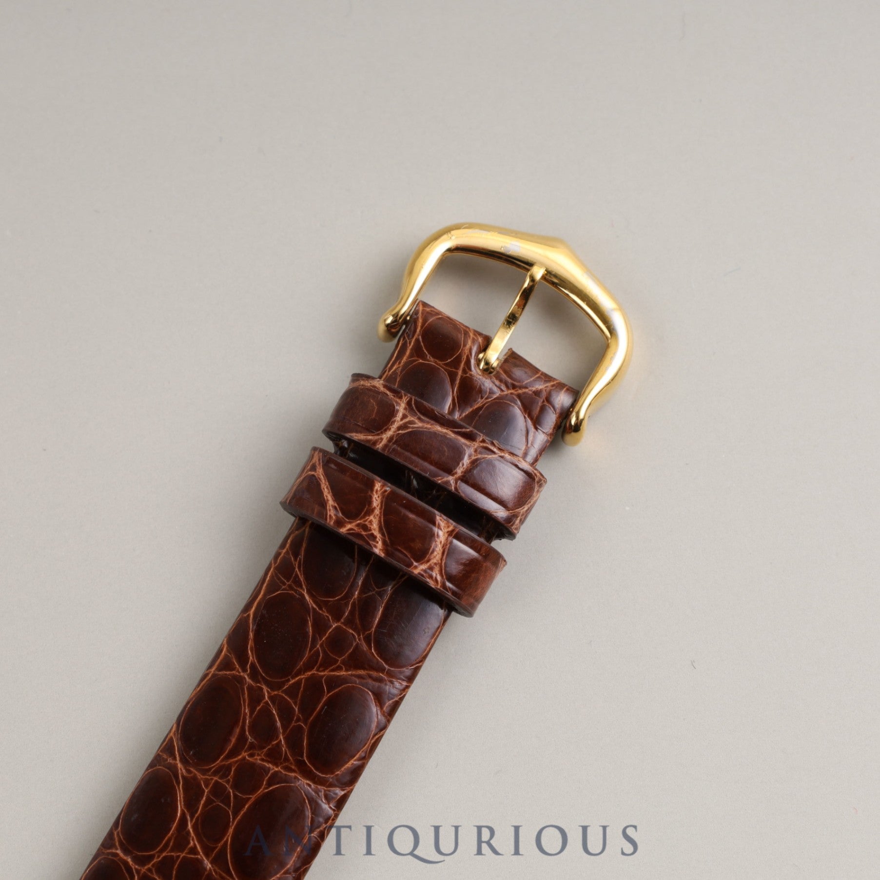 Cartier Must Tank SM QZ 1613 SV925 Leather Genuine Buckle (GP) Opalan Dial Newly Finished Overhauled