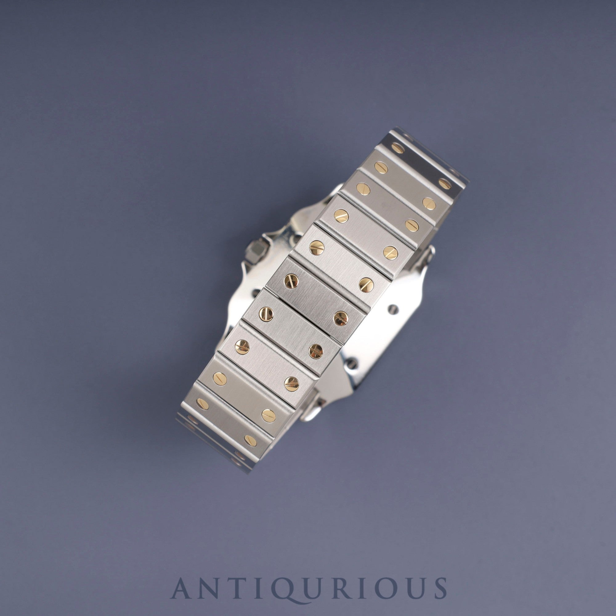 カルティエ サントス ガルベ LM 81036283 / 1172961 自動巻き SS/YG SS/YG ホワイトローマン文字盤 カルティエブティックにてコンプリートサービス済み 新品ブレス交換済み