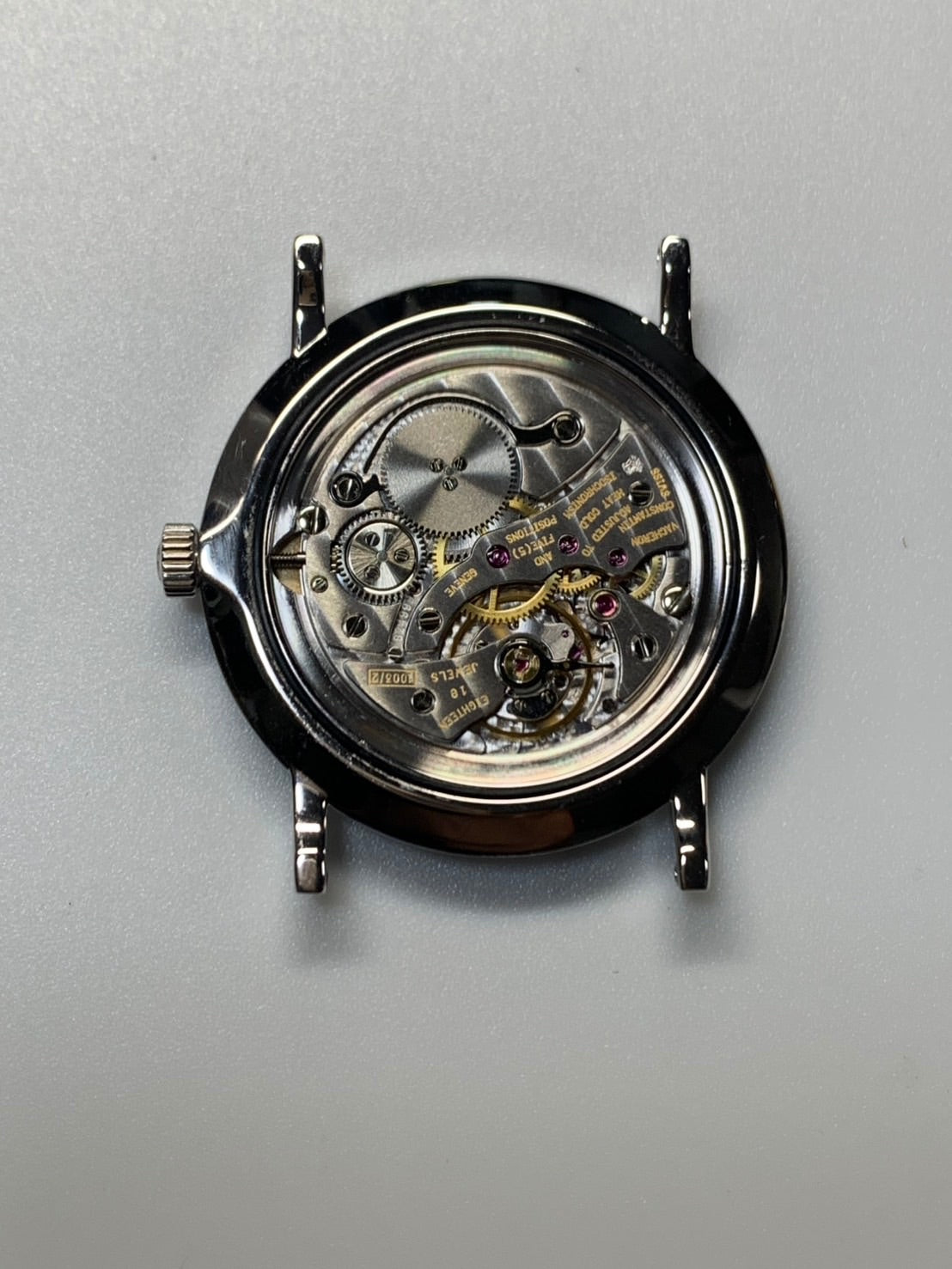 ヴァシュロン・コンスタンタン パトリモニー 33093/000G 手巻き Cal.1003/1 750WG 革 純正ピンバックル(750WG)ホワイト文字盤 箱 冊子 保証書(2009年) ジュネーブシール原産地証明書 タグ オーバーホール済み