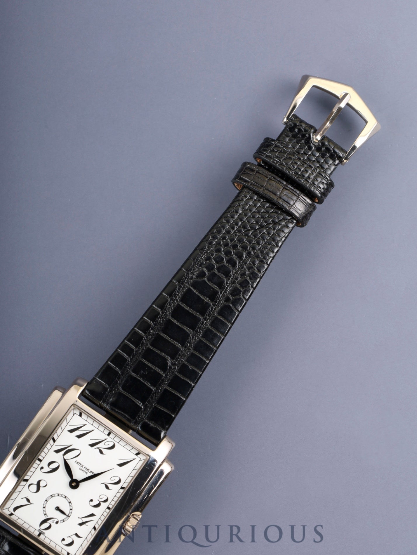 Patek Philippe Gondolo 5024G-010 Manual Winding Cal.215 750WG Leather Original Pin Buckle (750WG) White Dial Overhauled