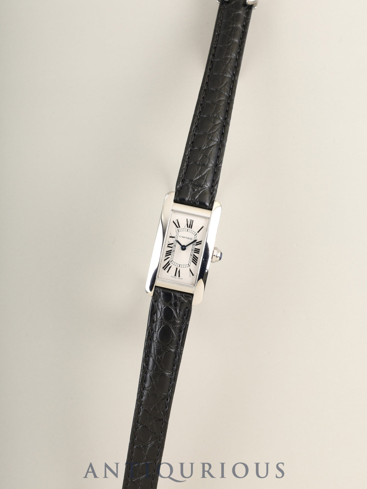Cartier Tank Américaine SM WSTA0016 / 4274 Quartz Cal.157 SS Leather Original buckle (SS) Silver Roman dial (SWISS MADE) Warranty (2020) Overhauled