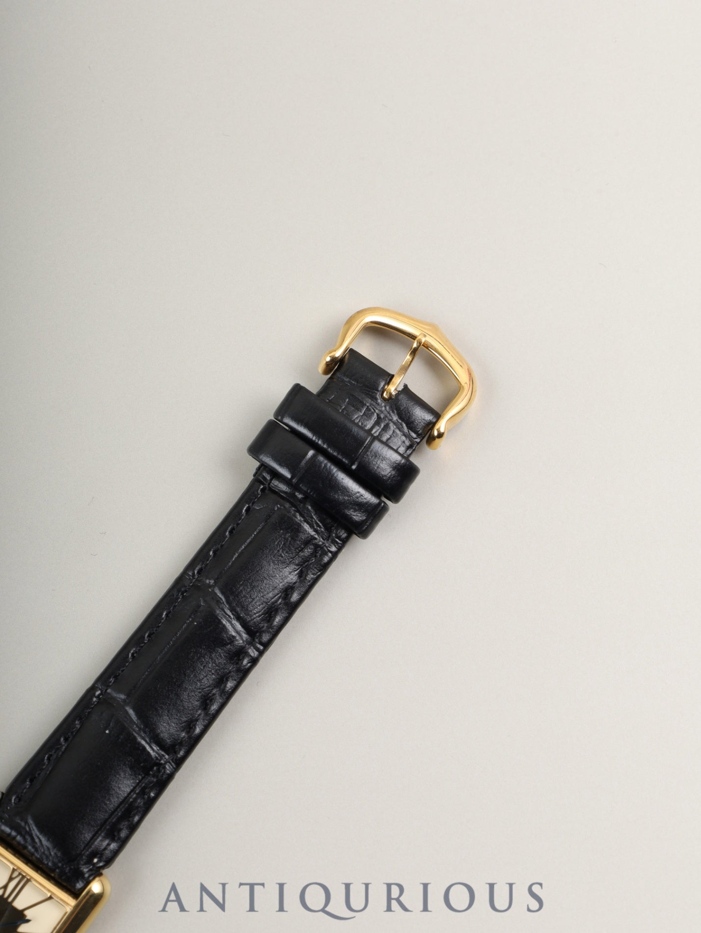 カルティエ マストタンク SM 3 66001 クォーツ Cal.057 SV925 革 純正尾錠(GP) クロワゾネ文字盤 オーバーホール済み