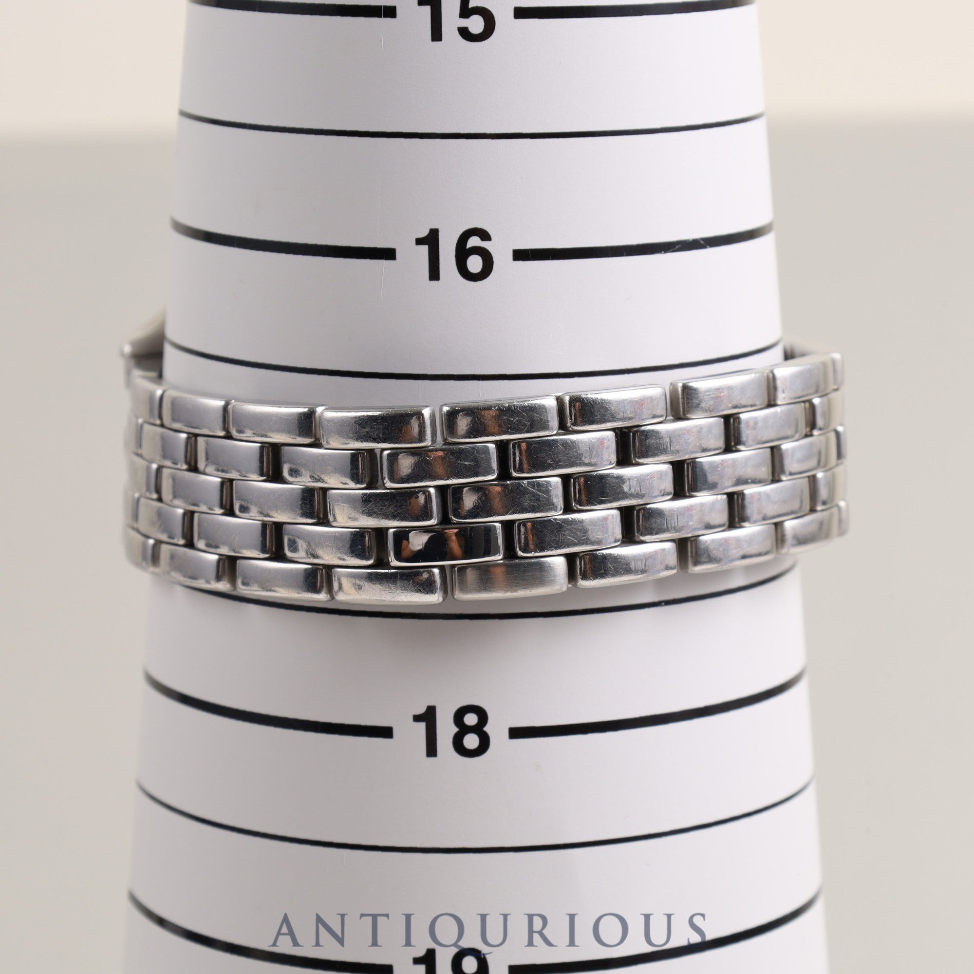 カルティエ パンテール LM W25032P5 / 1300 クォーツ Cal.87 SS SS アイボリー文字盤 箱 冊子 オーバーホール済み