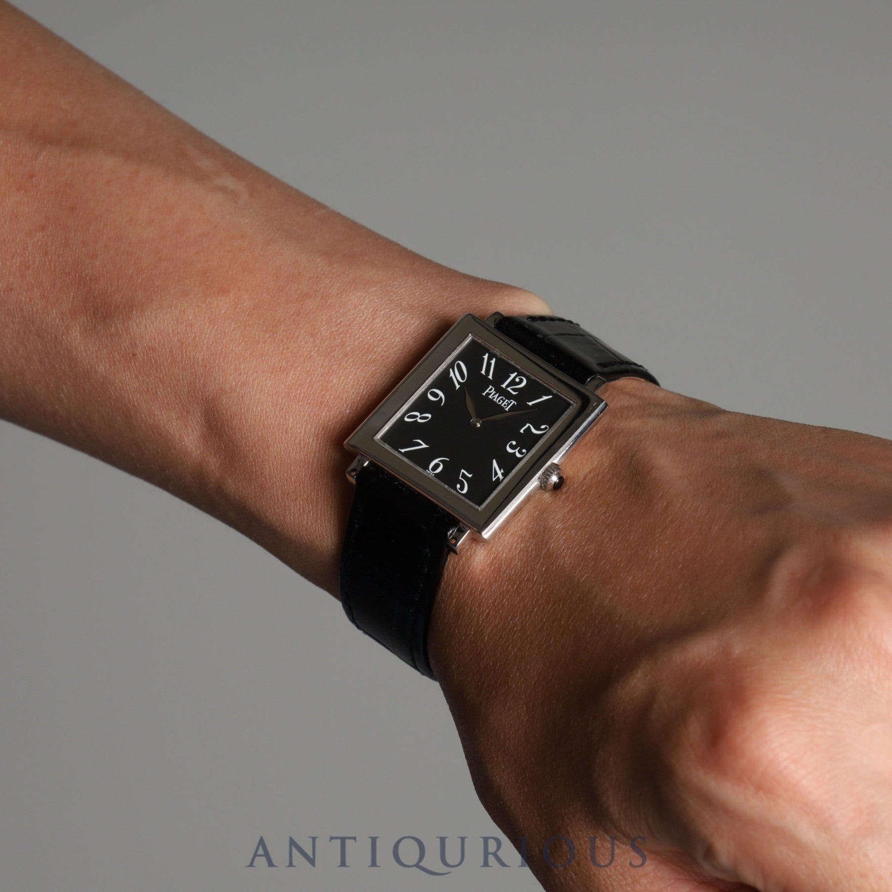 Piaget Altiplano 9930 Manual winding Cal.430P 750 Leather Genuine buckle (750) Black dial Overhauled