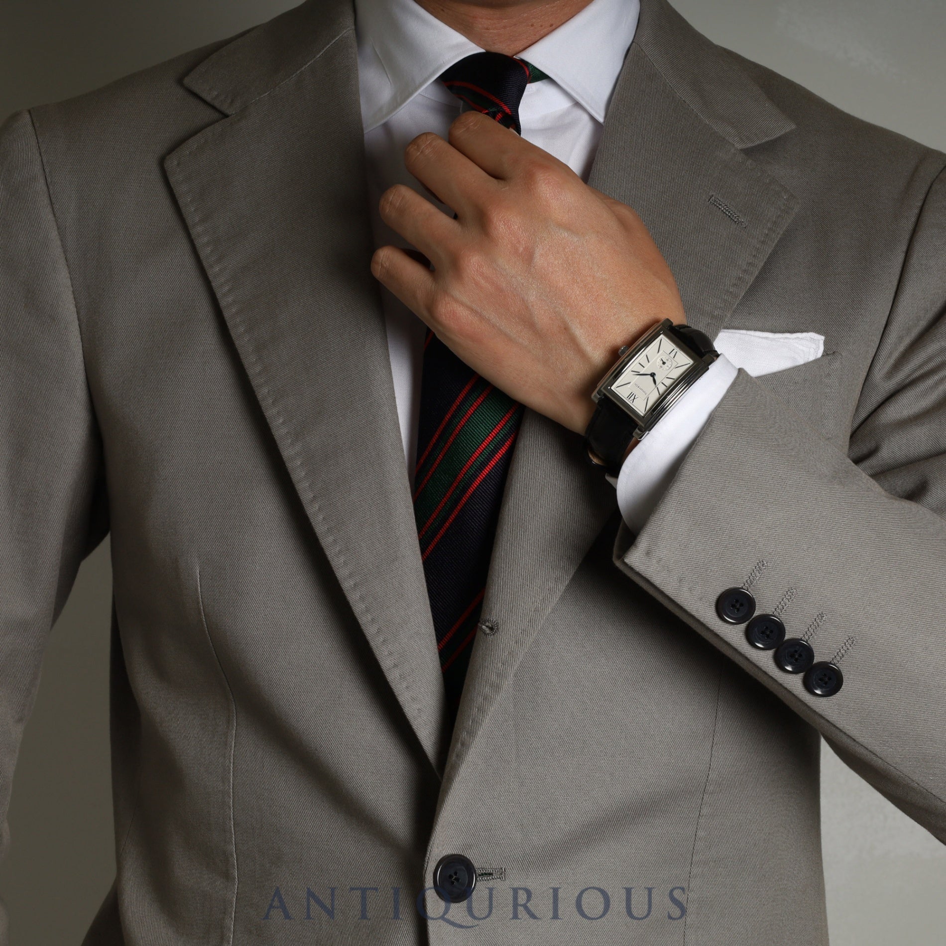 ティファニー グランドスモールセコンド Z0030.13.10A21A40A クォーツ Cal.980.163 SS 革 純正尾錠(SS) ホワイト文字盤 オーバーホール済み