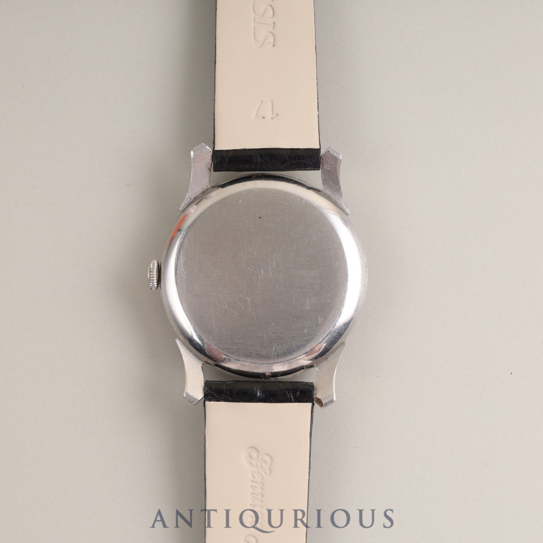 IWC Old Inter Manual Winding Cal.89 SS Leather Genuine Buckle (SS) Silver Dial 2024/6/13 Overhauled IWC