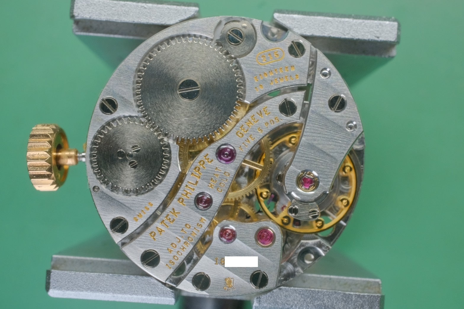 Patek Philippe Gondolo 5010R-001 Manual winding Cal.215 750 Genuine leather strap Genuine buckle (750) Silver dial Box Storage bag Overhauled