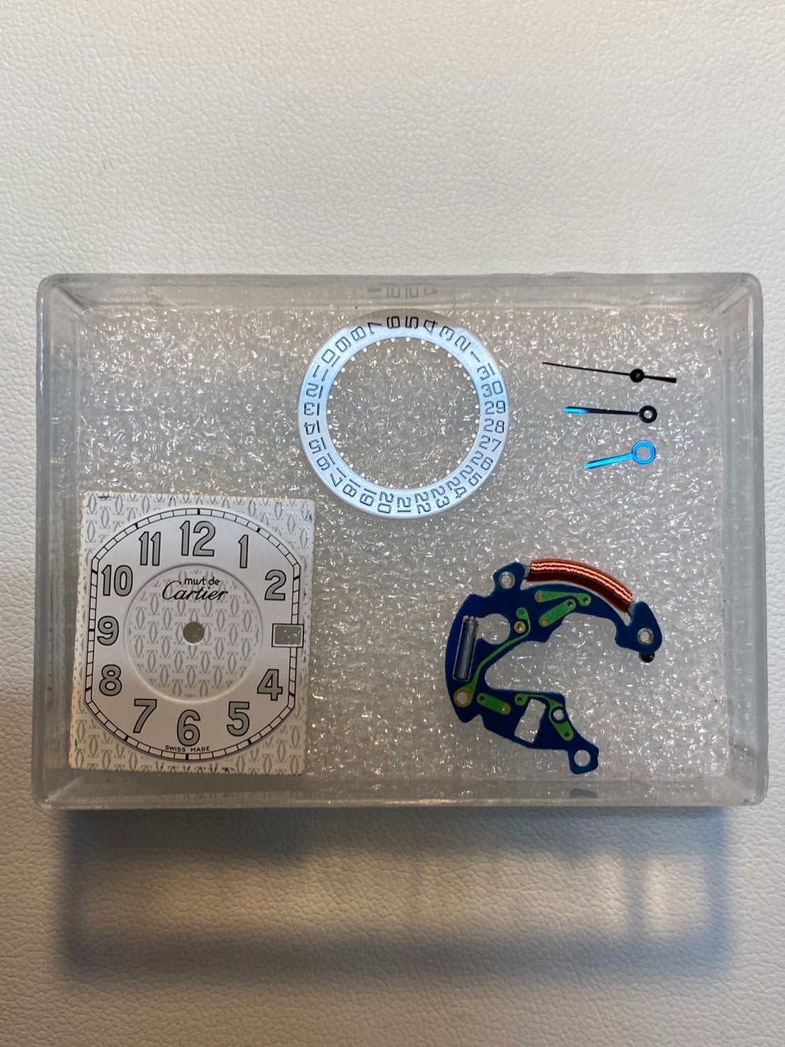 Cartier Must Tank GM (XL) 2413 Quartz Caliber 87 SV925 with Genuine Leather Strap and Genuine D-Buckle (GP). Telephone Arabic Dial. Overhauled and Finished to Look Like New.