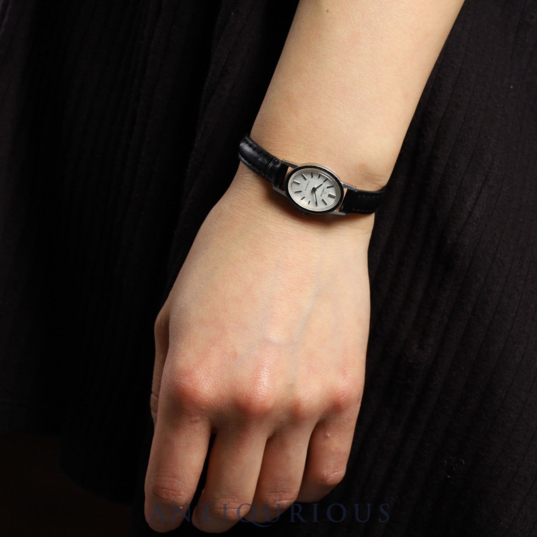 オメガ ジュネーブ 511.0363 手巻き SS 革 社外尾錠(SS)シルバー文字盤 オーバホール済み