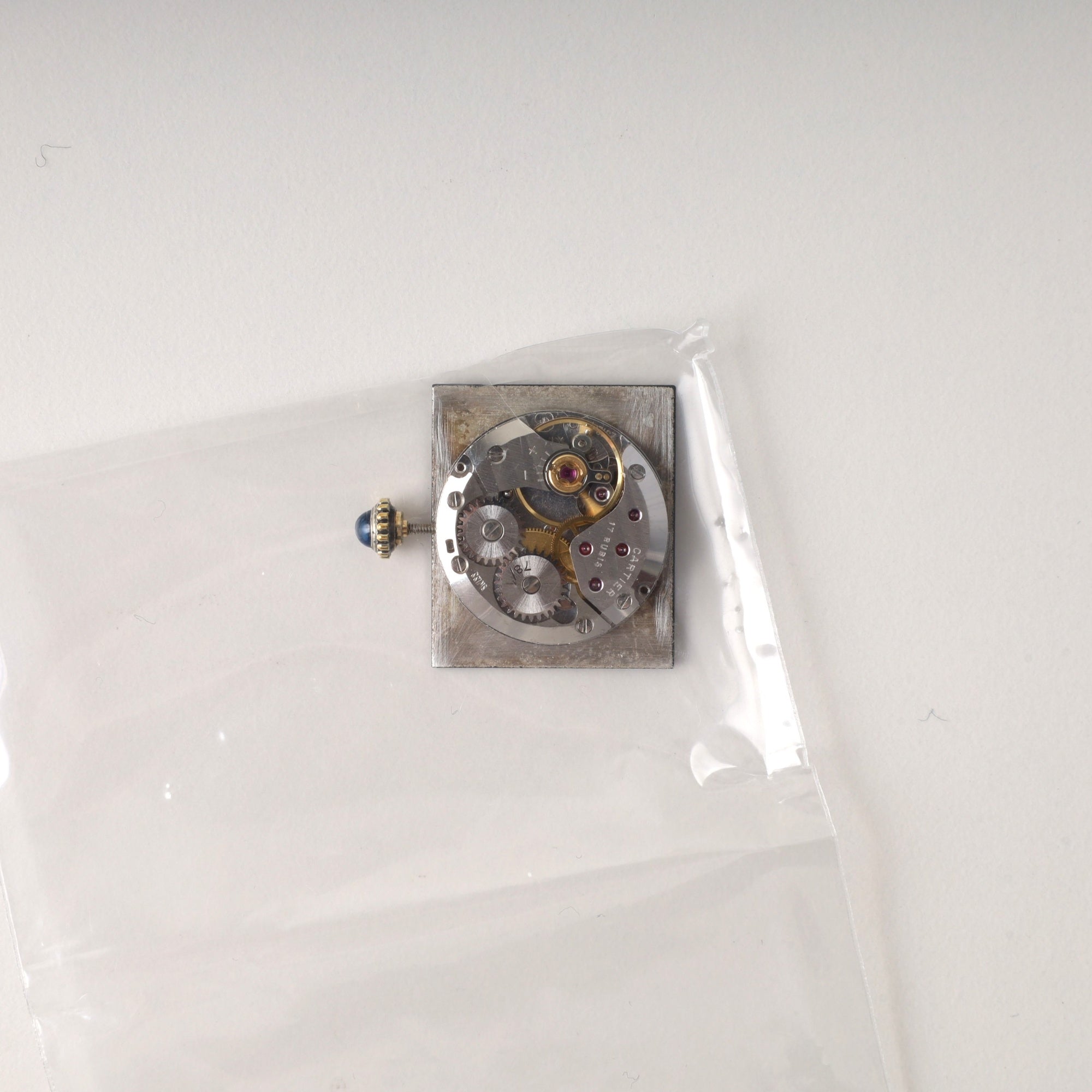 カルティエ マストタンク LM 手巻き Cal.78-1 SV925 革 純正尾錠 (GP)ブラックローマン文字盤 オーバーホール済み 新品仕上げ済み