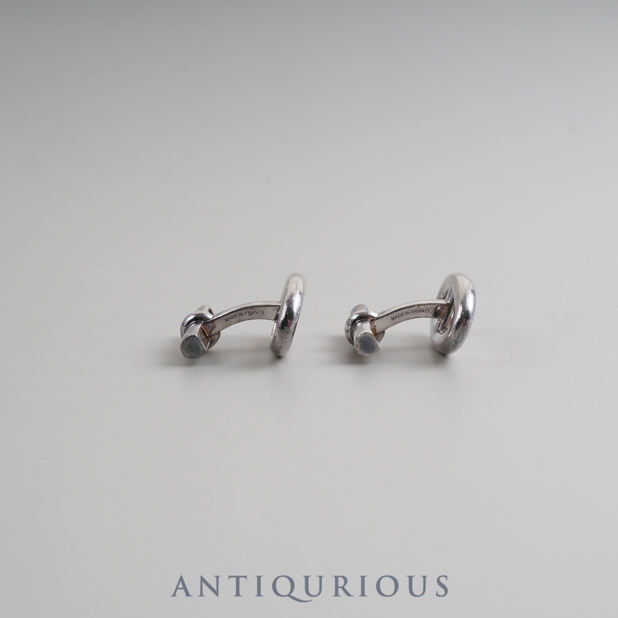 Hermes Cufflinks Chaine d'Ancre SV925 Box Card
