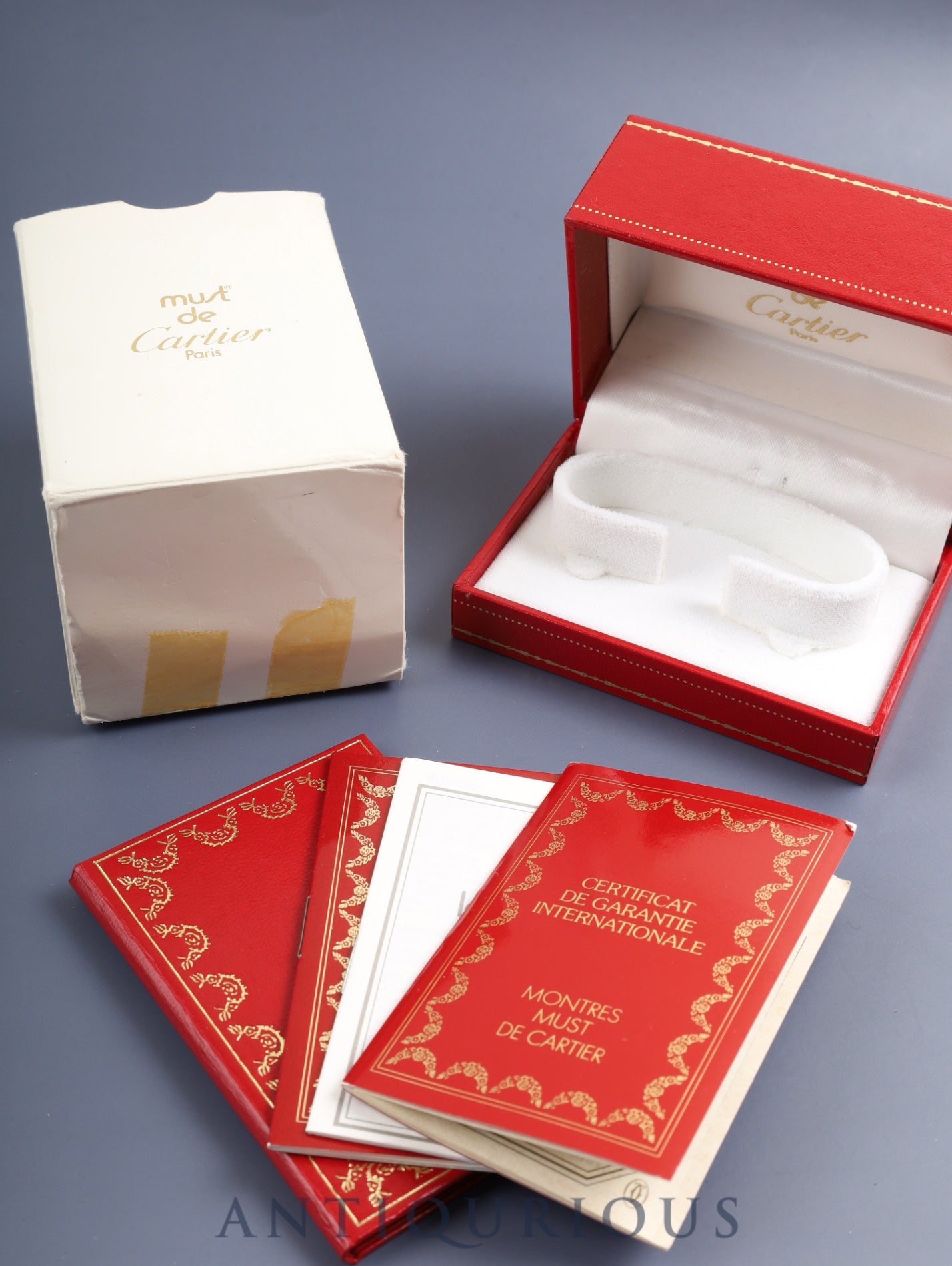 カルティエ マストタンク LM 590005 クォーツ Cal.690 SV925 革 純正尾錠(GP)フロントトリニティ文字盤(SWISS表記) 箱 冊子 保証書 オーバーホール済み