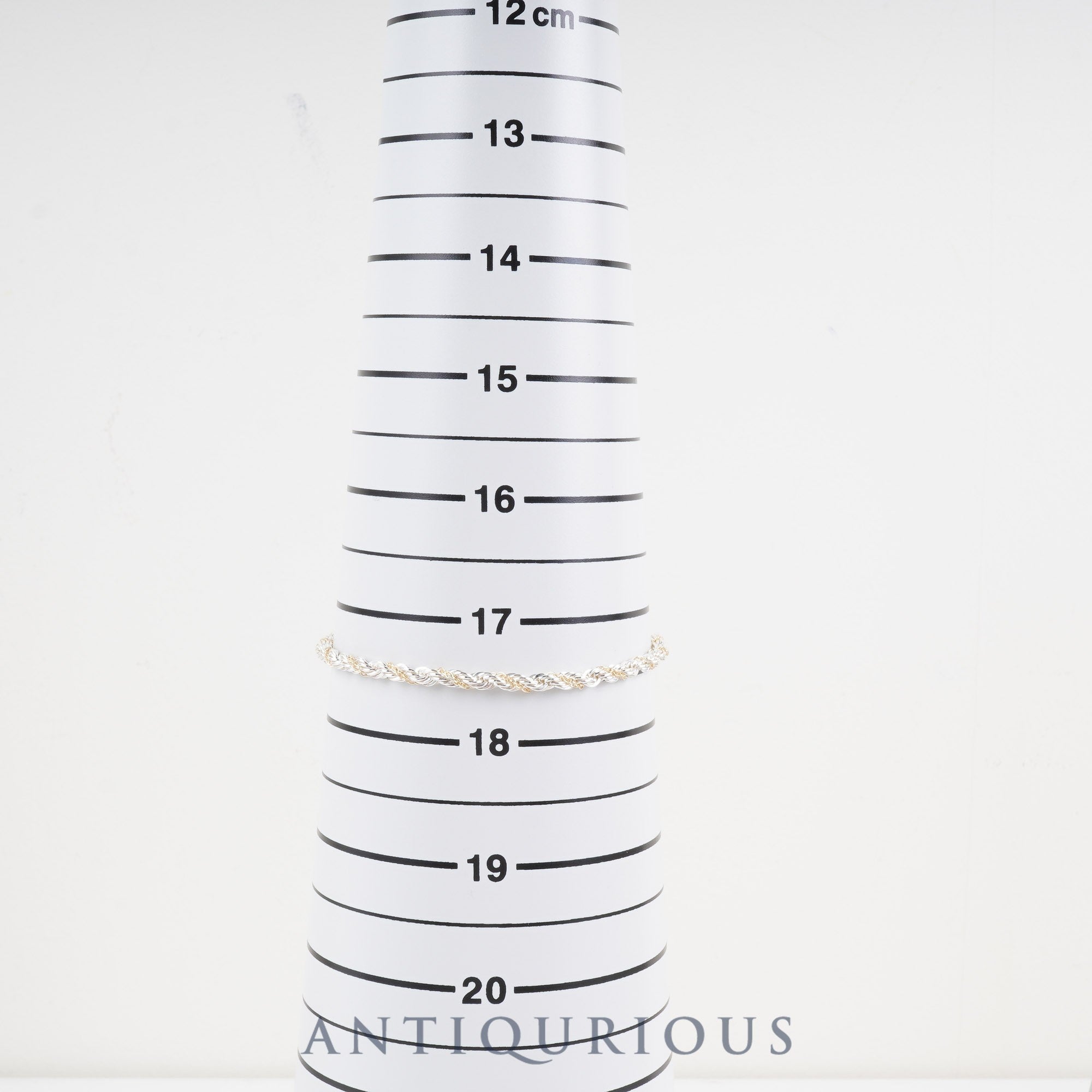 ティファニー ブレスレット ツイストチェーン 925/750 保存袋