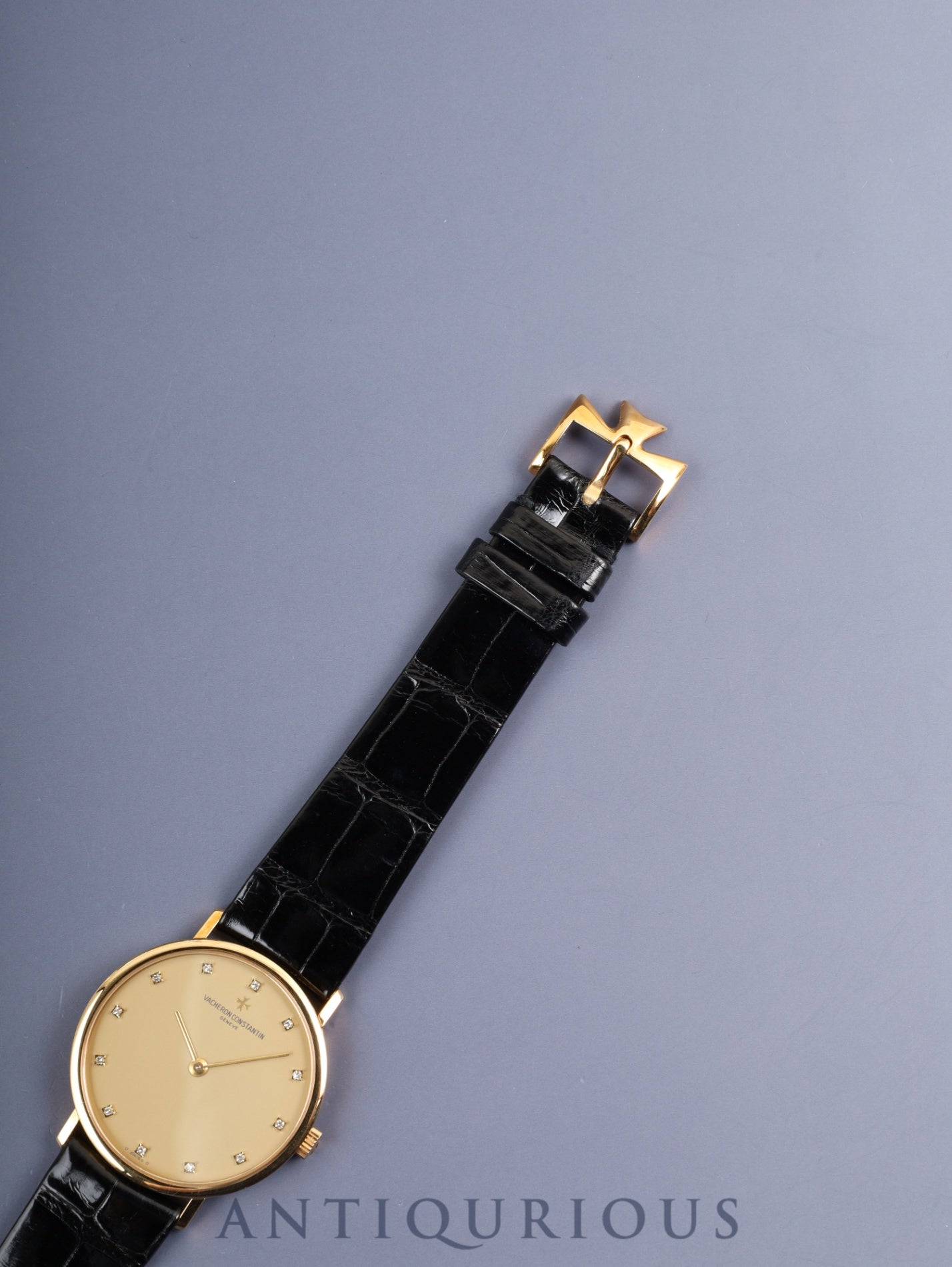 Vacheron Constantin Essential 31039 Manual Winding Cal.1132.2 750YG Original Leather Strap Original Pin Buckle (750YG) Champagne Dial (Diamond / Sigma Dial) Box Case Overhauled